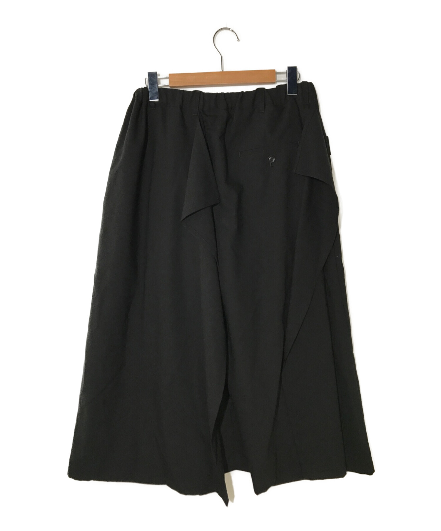B Yohji Yamamoto (ビーヨウジヤマモト) 3 flap pants skirt ブラック サイズ:1