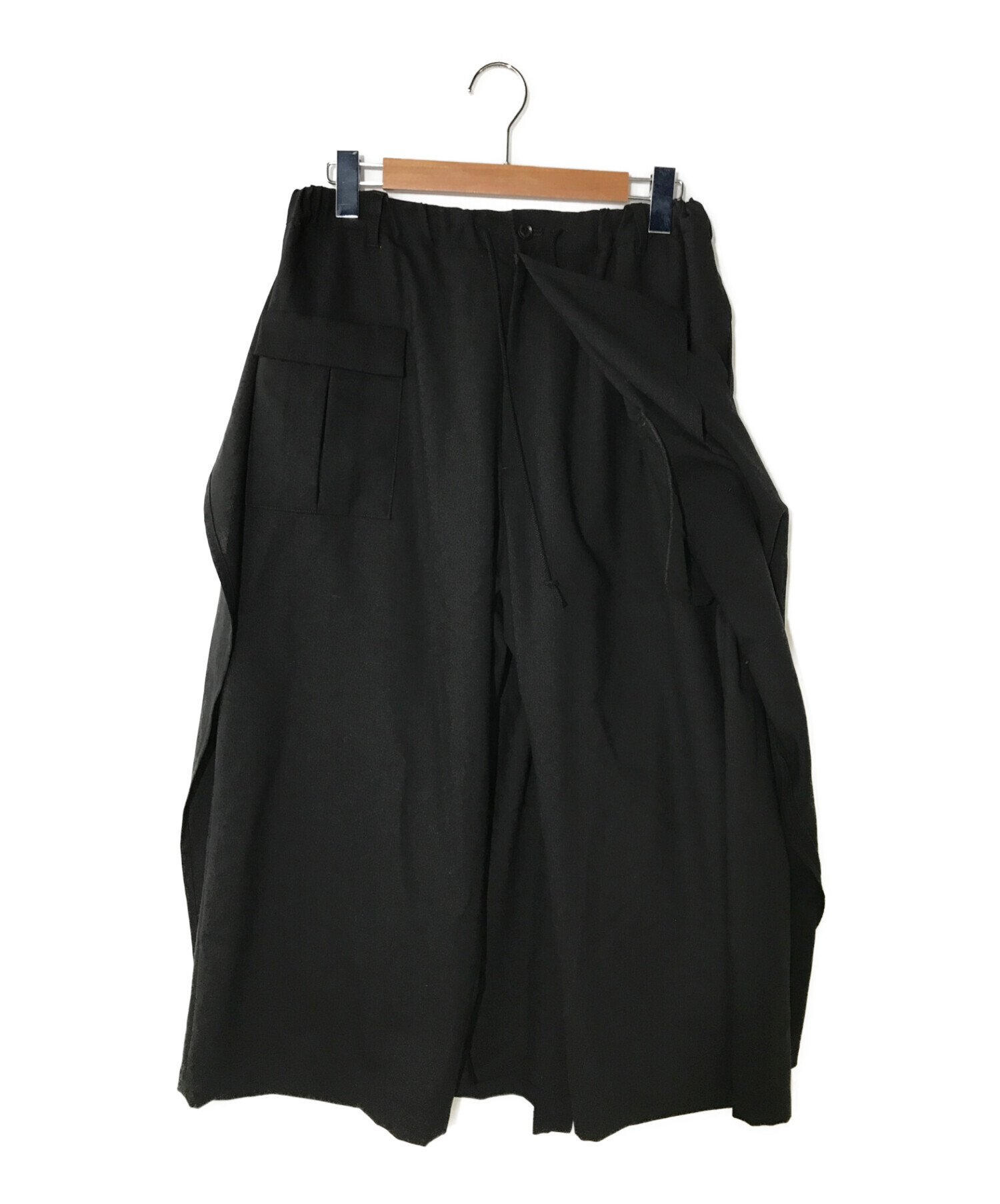 ビー ヨウジヤマモト スカートパンツ メンズ ブラック 1 B 【AFB21】