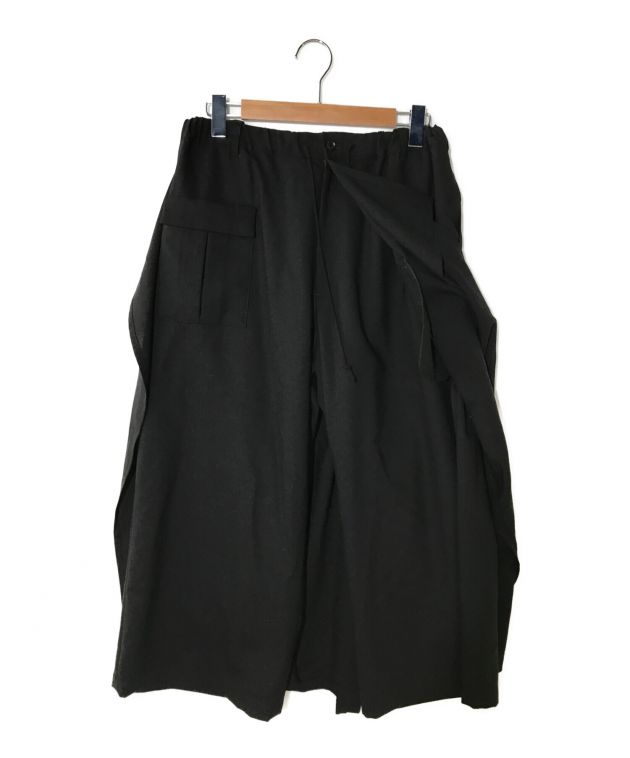 B Yohji Yamamoto (ビーヨウジヤマモト) 3 flap pants skirt ブラック サイズ:1