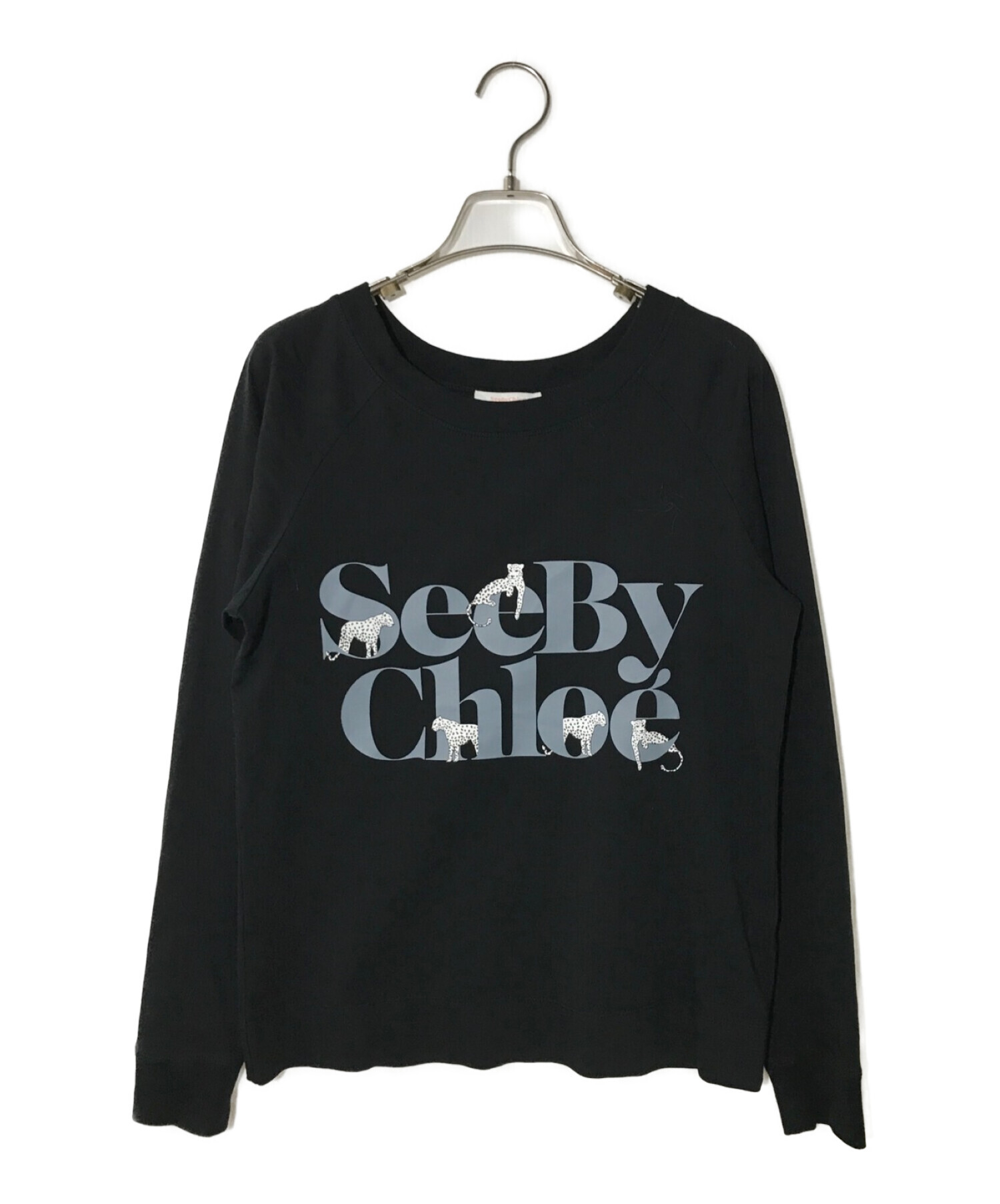 中古・古着通販】SEE BY CHLOE (シーバイクロエ) L/Sロゴプリント