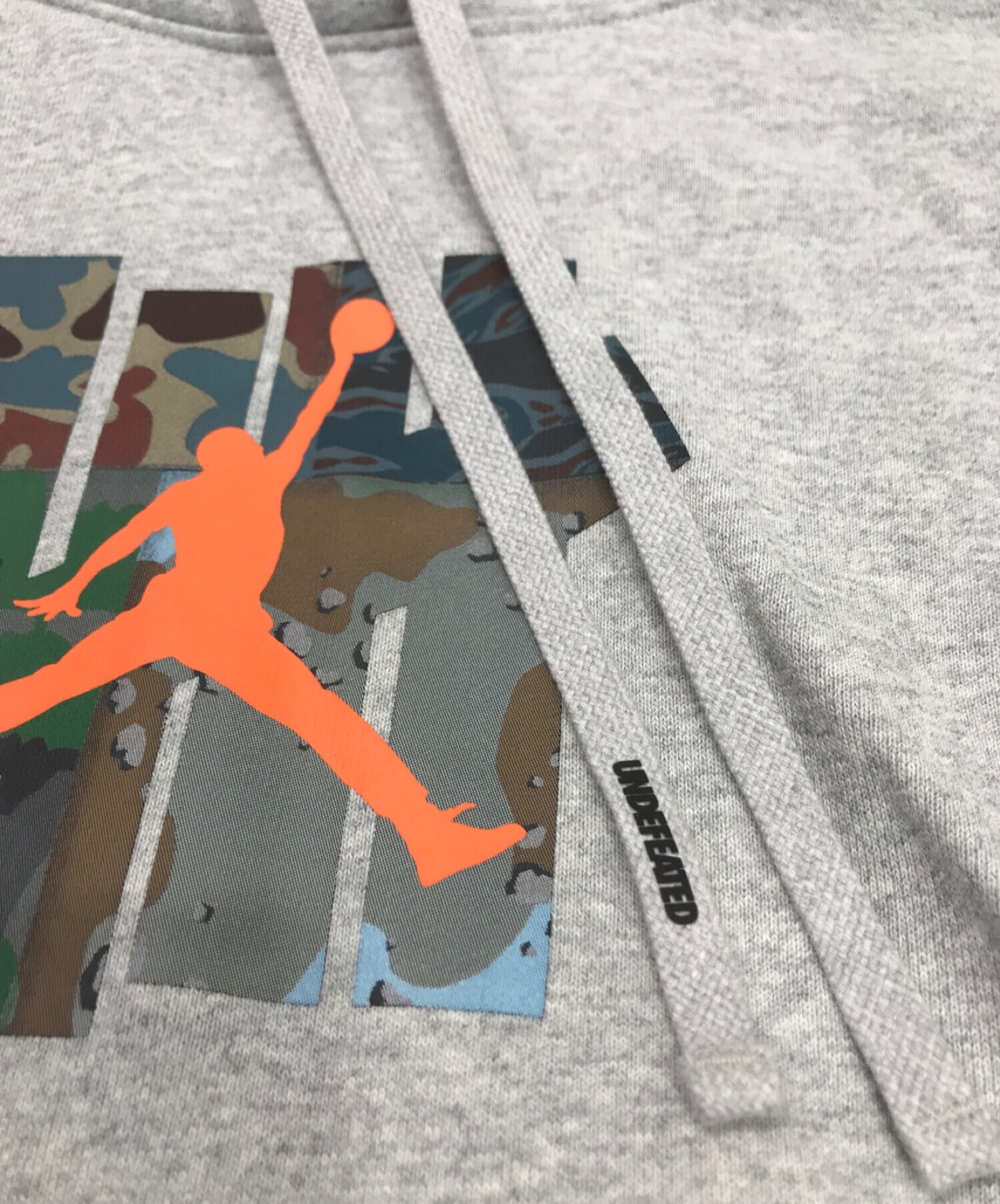 JORDAN (ジョーダン) JORDAN UNDFTD L/S HOODIE グレー サイズ:M