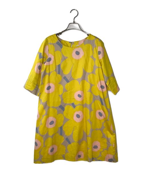 【中古・古着通販】marimekko (マリメッコ) ワンピース イエロー