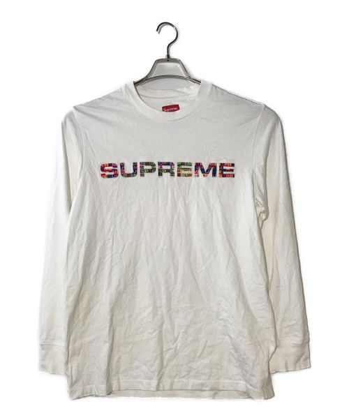 Supreme Meta Logo L/S Top Black M - Tシャツ/カットソー(七分/長袖)