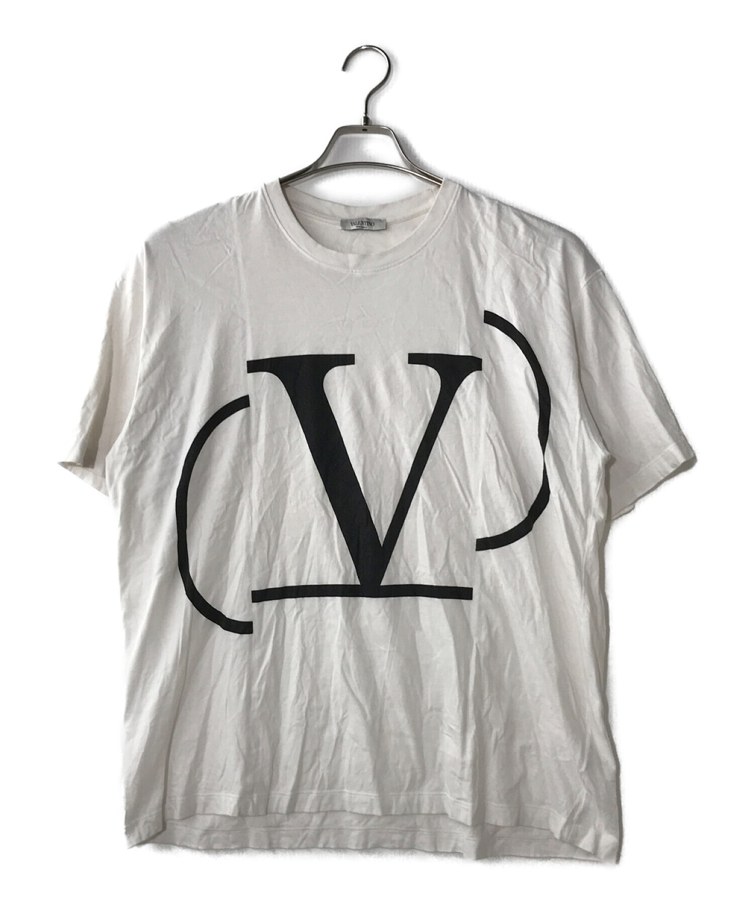 VALENTINO Vロゴ ロゴ デコンストラクト Tシャツ