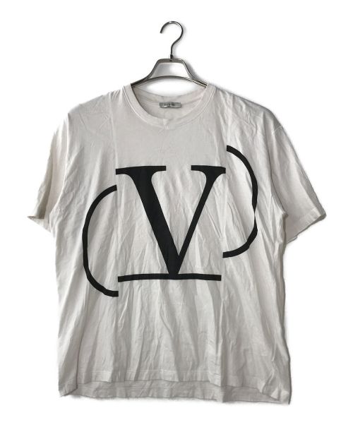 中古・古着通販】VALENTINO (ヴァレンティノ) ロゴデコンストラクトTシャツ ホワイト サイズ:M｜ブランド・古着通販  トレファク公式【TREFAC FASHION】スマホサイト