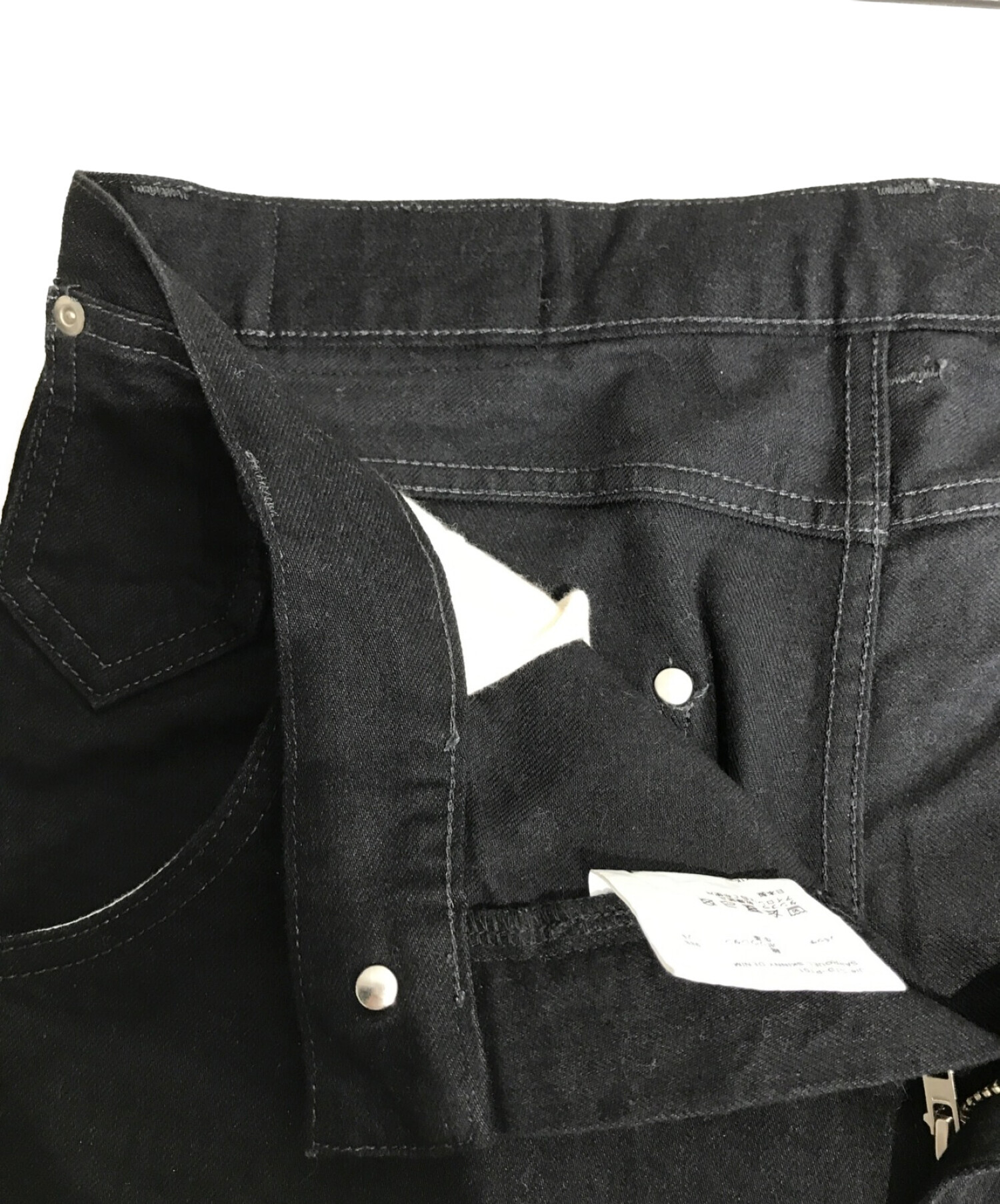 中古・古着通販】Jieda (ジエダ) SARROUEL SKINNY DENIM ブラック