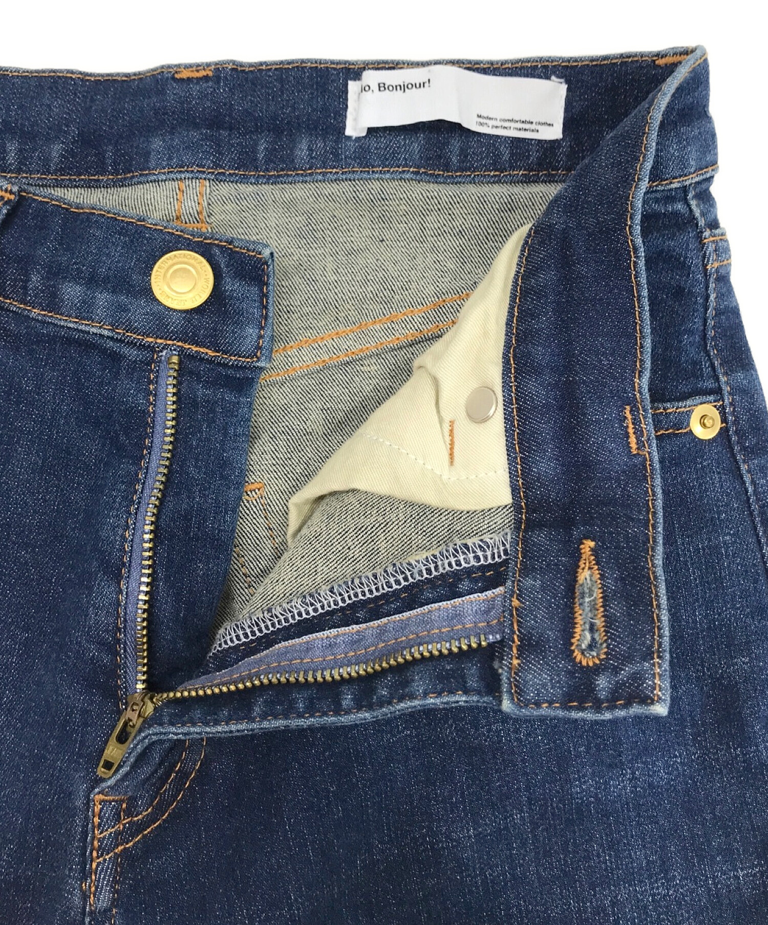 L'appartement (アパルトモン) Indigo Stretch Flare Denim / フレアデニムパンツ ブルー サイズ:25