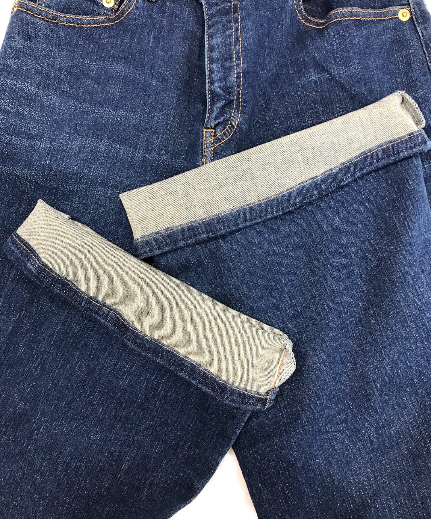 L'appartement (アパルトモン) Indigo Stretch Flare Denim / フレアデニムパンツ ブルー サイズ:25