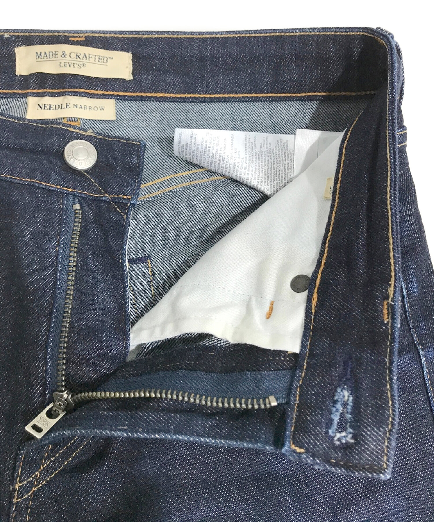 LEVI'S MADE&CRAFTED (リーバイスメイドクラフテッド) デニムパンツ インディゴ サイズ:W30L32