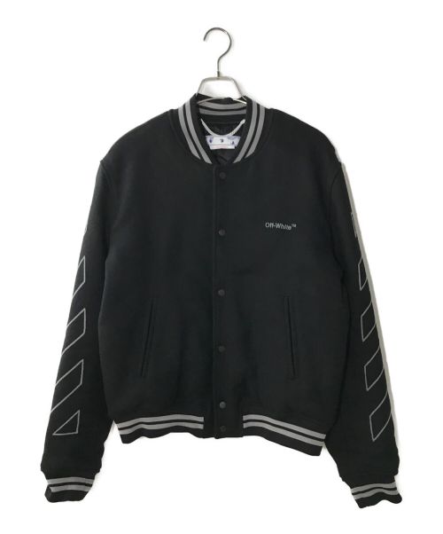 中古・古着通販】OFFWHITE (オフホワイト) ブルゾン ブラック サイズ