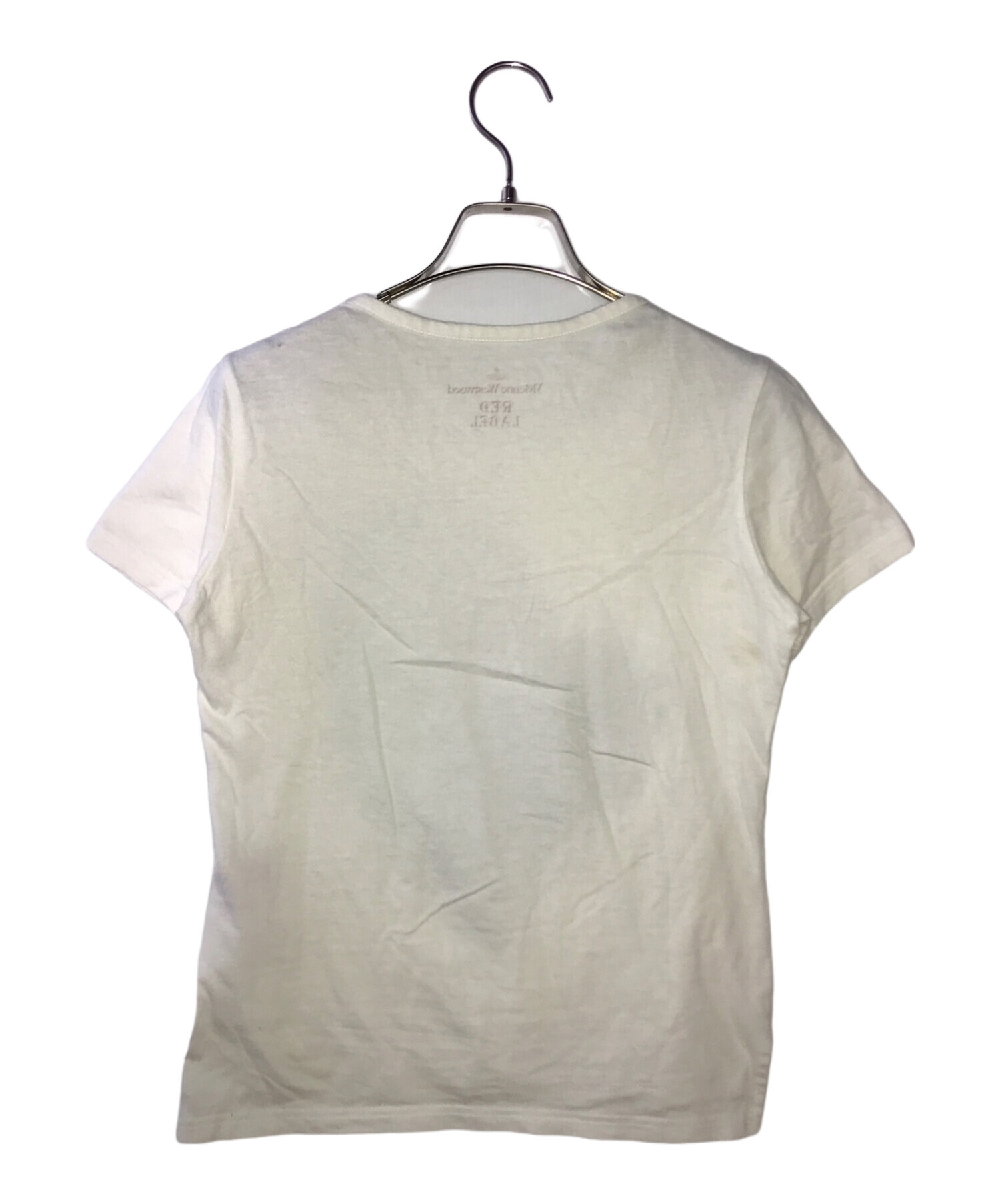Vivienne Westwood RED LABEL (ヴィヴィアンウエストウッドレッドレーベル) プリントTシャツ ホワイト サイズ:2