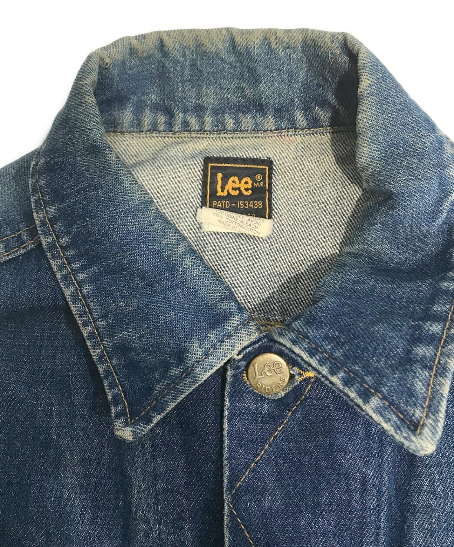 中古・古着通販】LEE (リー) USA製デニムジャケット ブルー サイズ:40