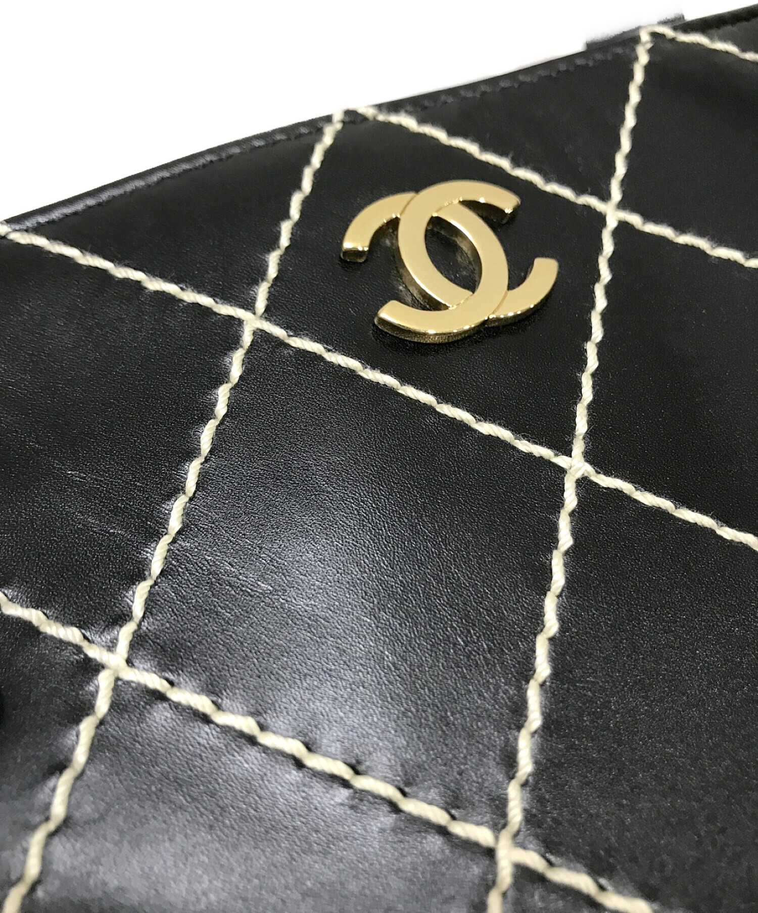 中古・古着通販】CHANEL (シャネル) ワイルドステッチ トートバッグ