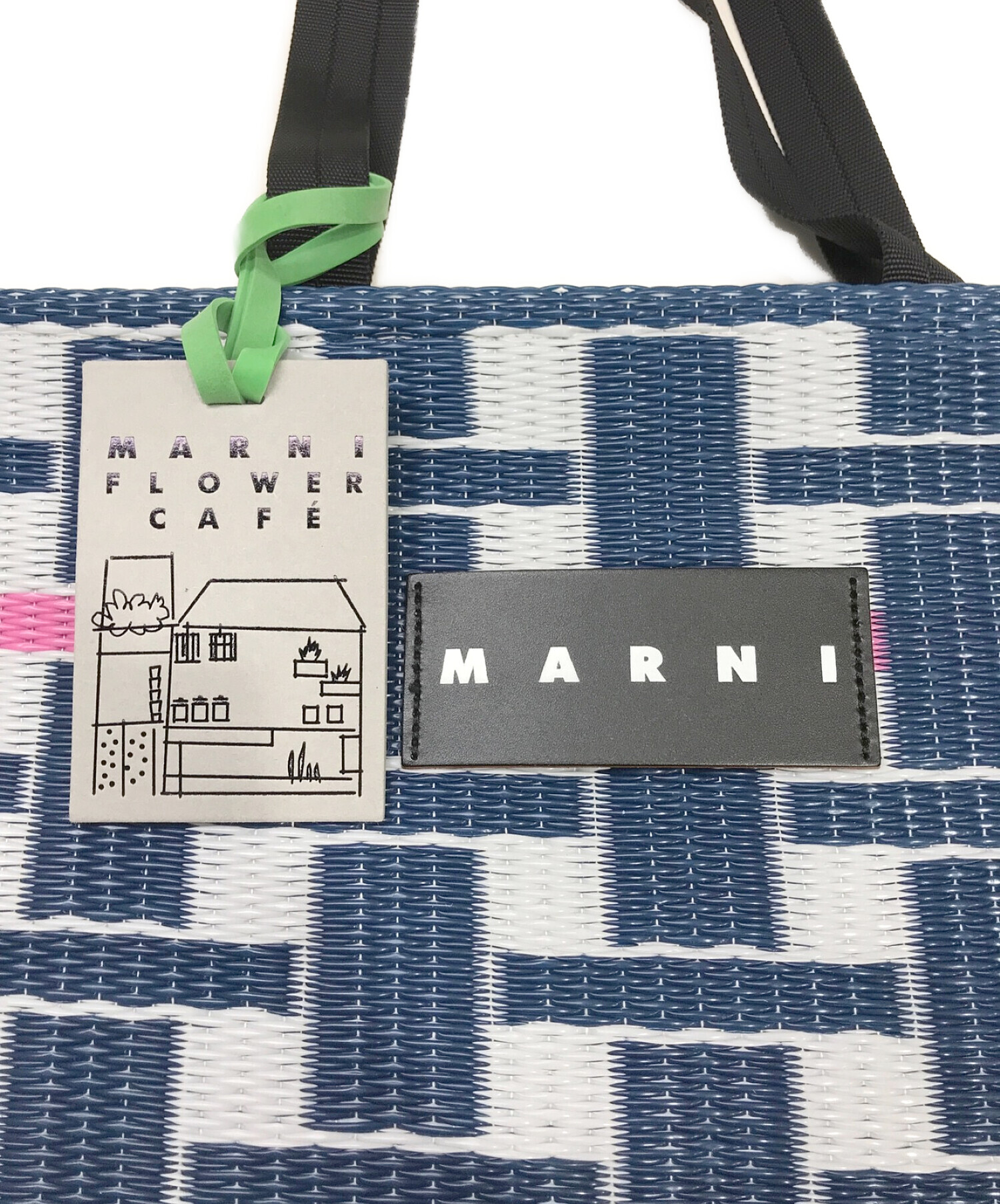 MARNI (マルニ) タタミトートバッグ ブルー