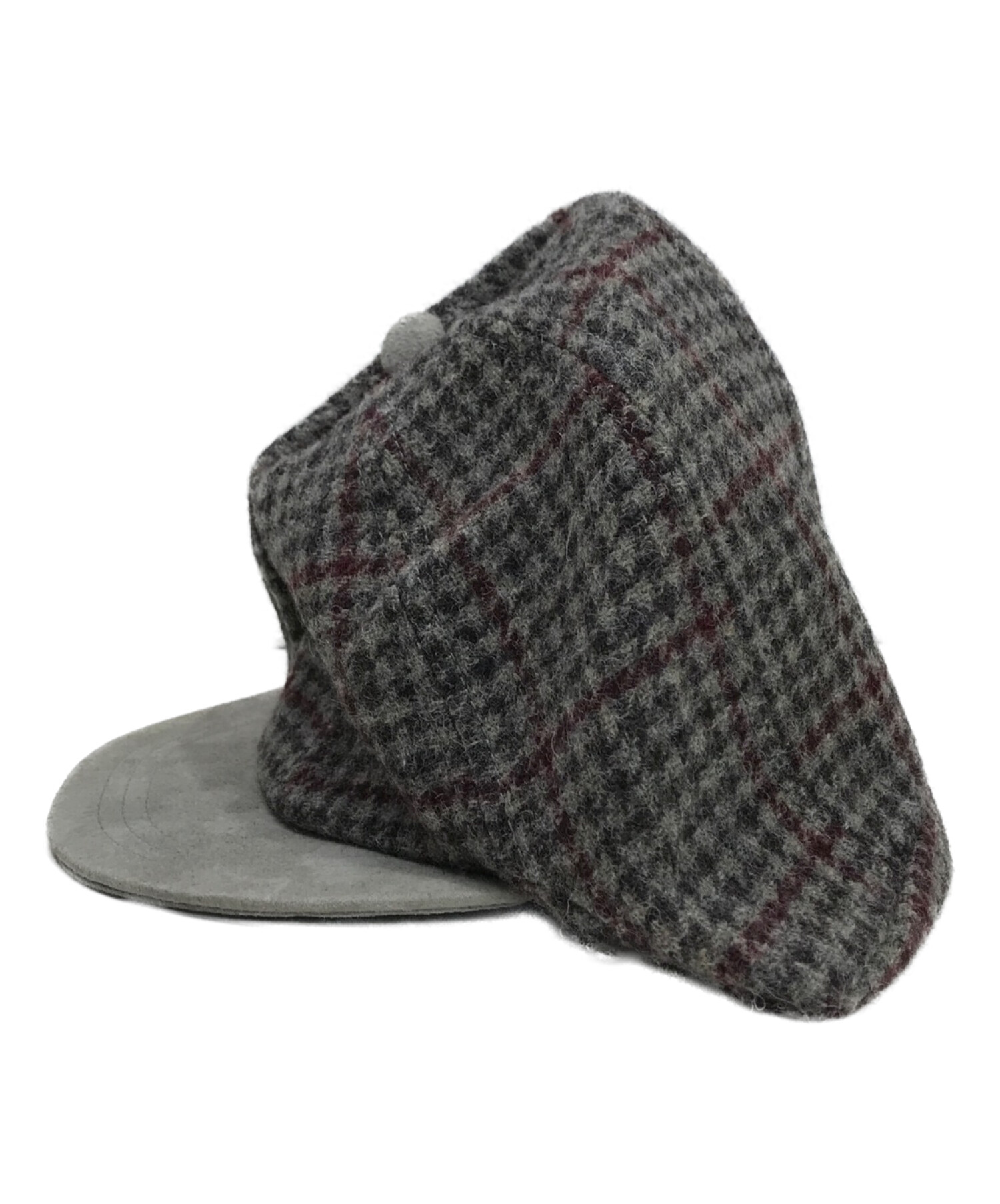 HENDER SCHEME (エンダースキーマ) Tweed ear cap グレー