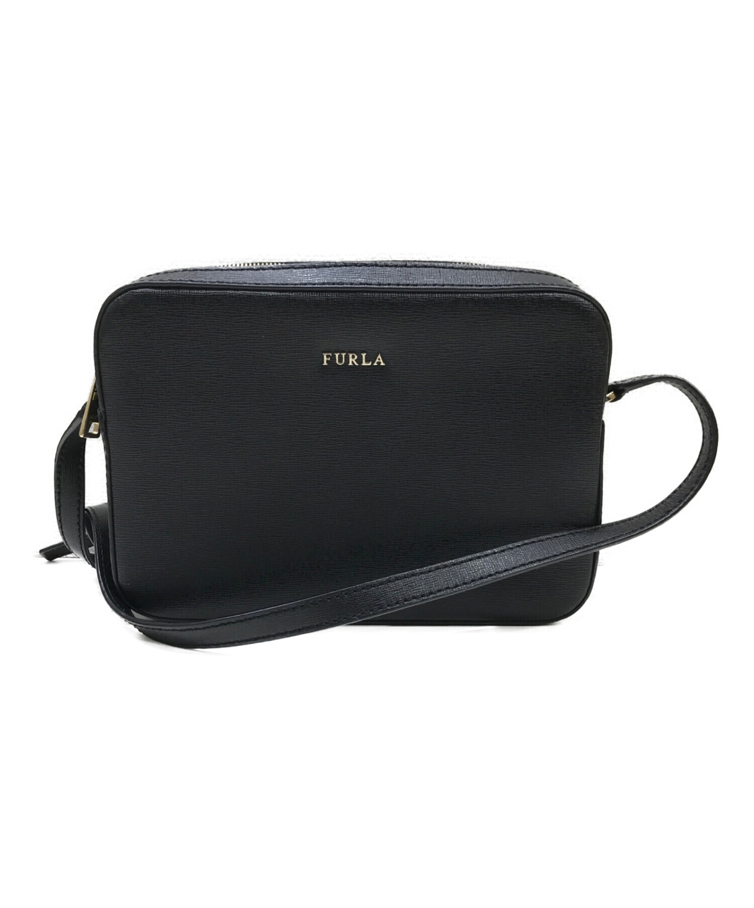 中古・古着通販】FURLA (フルラ) ショルダーバッグ ブラック｜ブランド