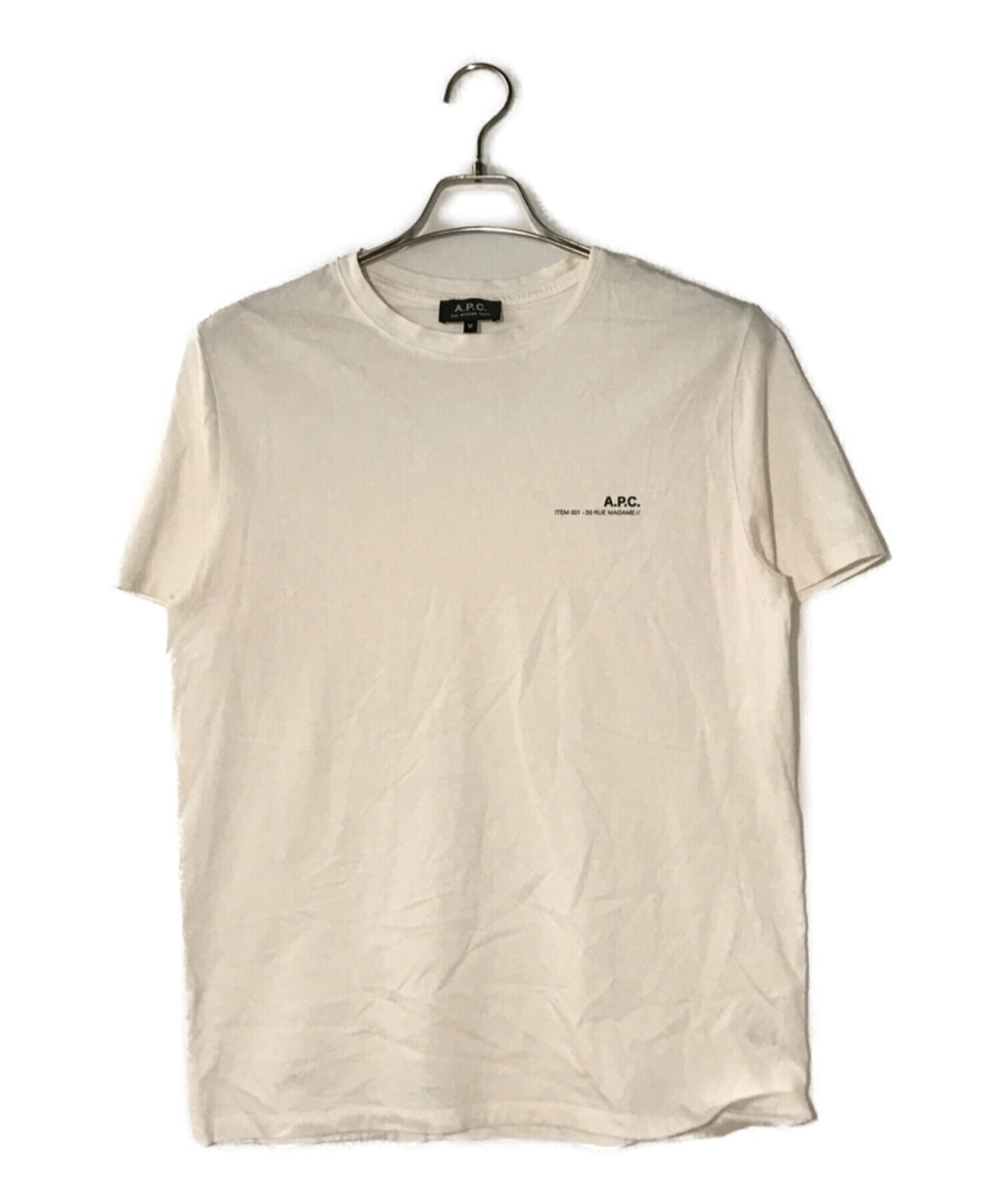 中古・古着通販】A.P.C. (アー・ペー・セー) ミニロゴプリントTシャツ