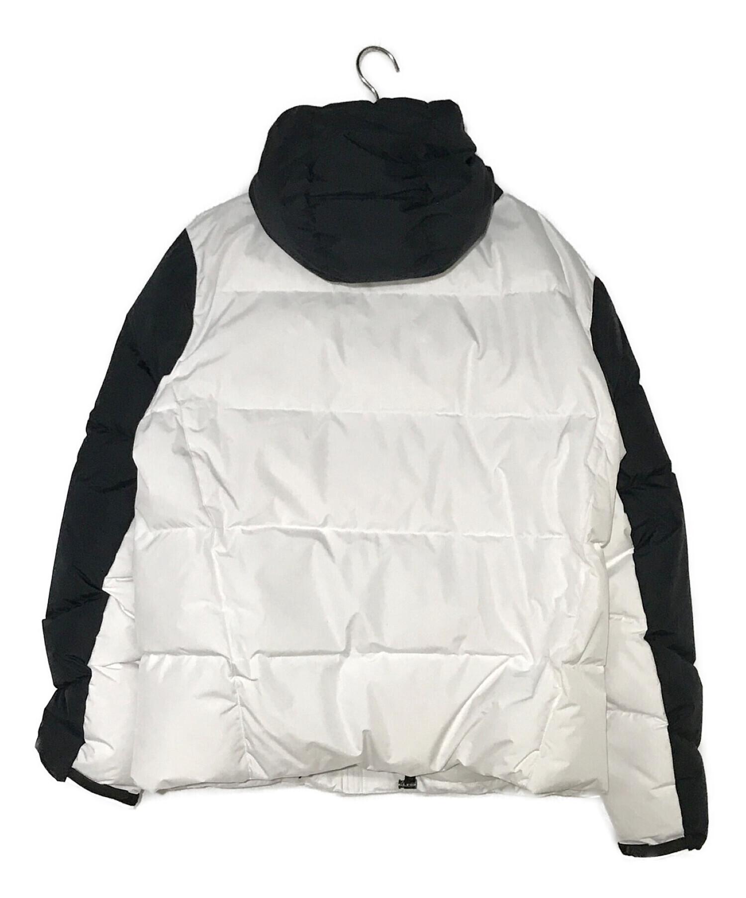 POLO RALPH LAUREN (ポロ・ラルフローレン) ダウンジャケット ホワイト×ブラック サイズ:LG