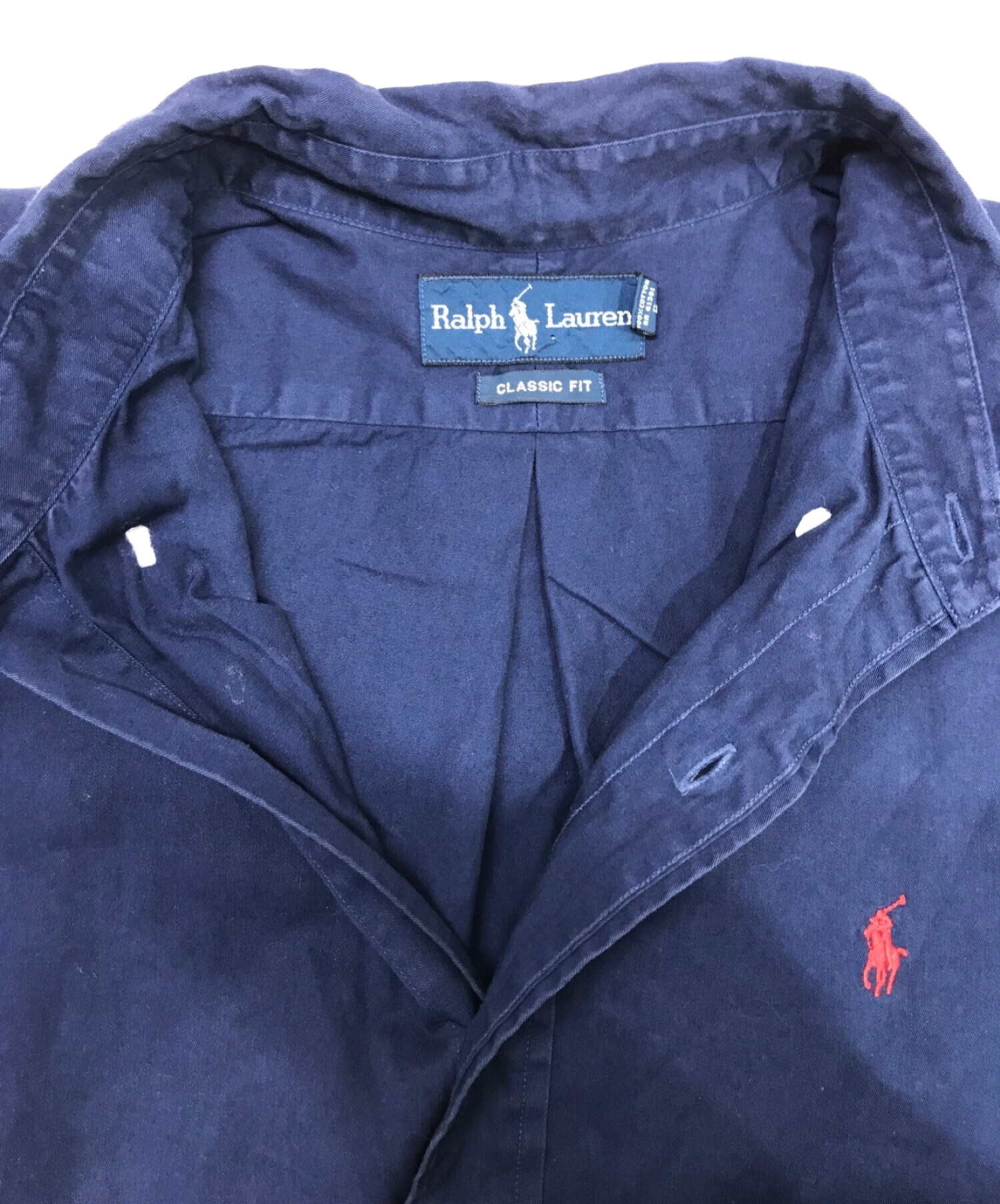 中古・古着通販】RALPH LAUREN (ラルフローレン) 半袖BDシャツ 