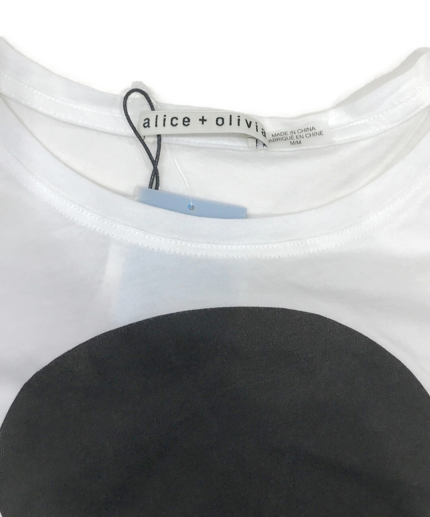 alice+olivia (アリスアンドオリビア) プリントTシャツ ホワイト サイズ:M 未使用品