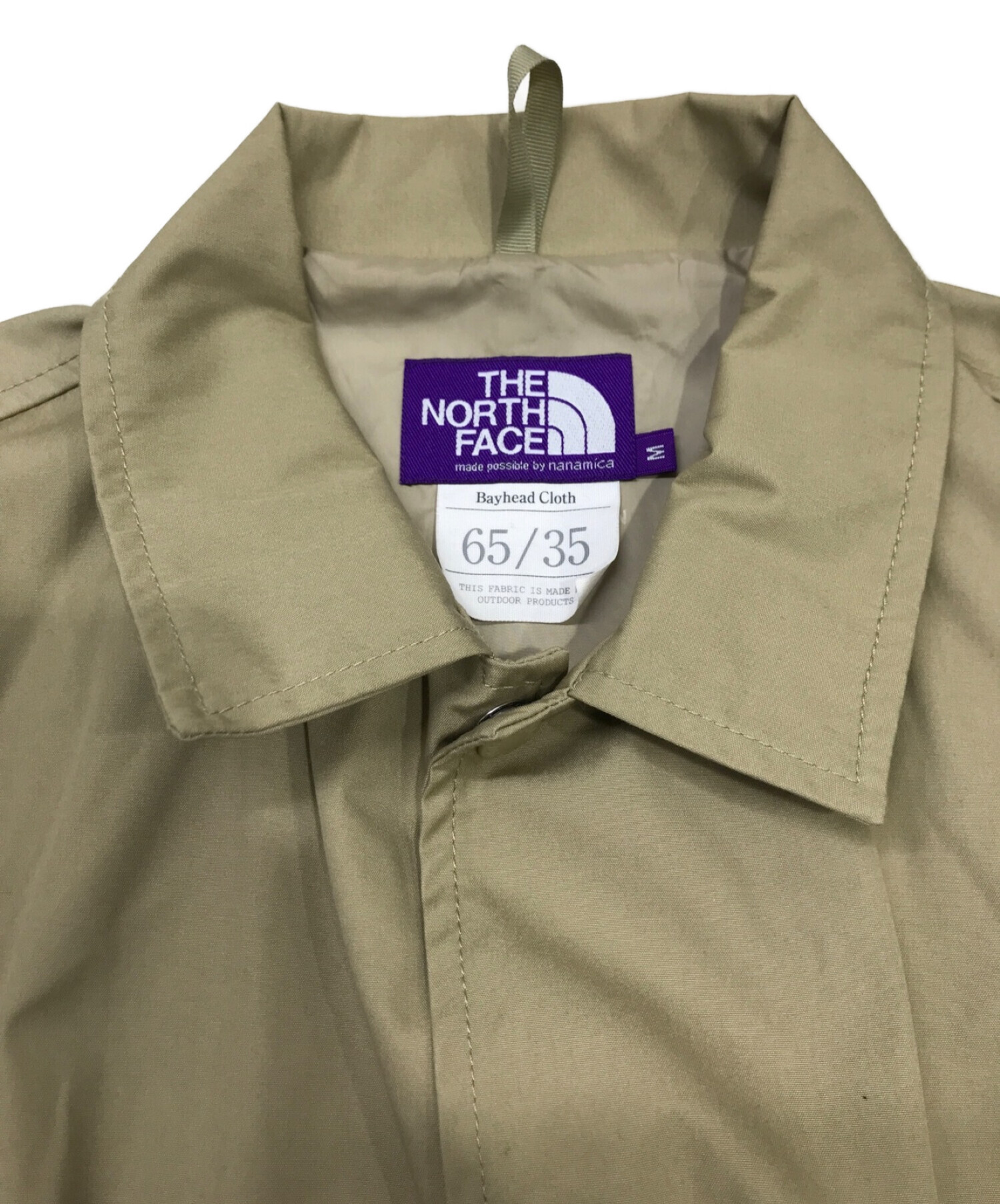 THE NORTHFACE PURPLELABEL (ザ・ノースフェイス パープルレーベル) BEAMS (ビームス)  65/35クロスコーチジャケット ベージュ サイズ:M