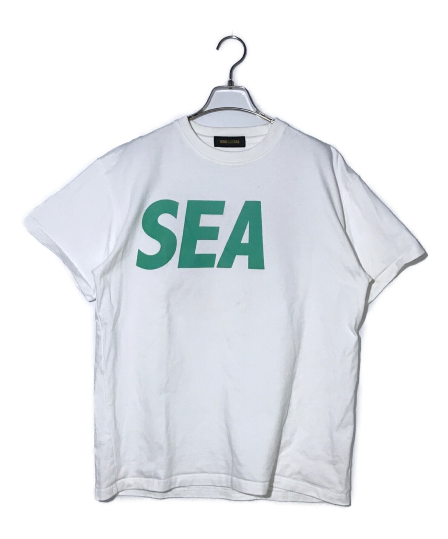 WIND AND SEA (ウィンダンシー) ロゴプリントTシャツ ホワイト サイズ:M