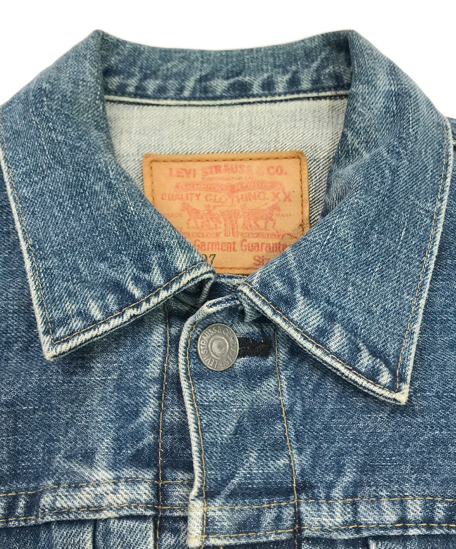 ブランドのギフト Levi's 復刻 38 デニムジャケット リーバイス 2nd G