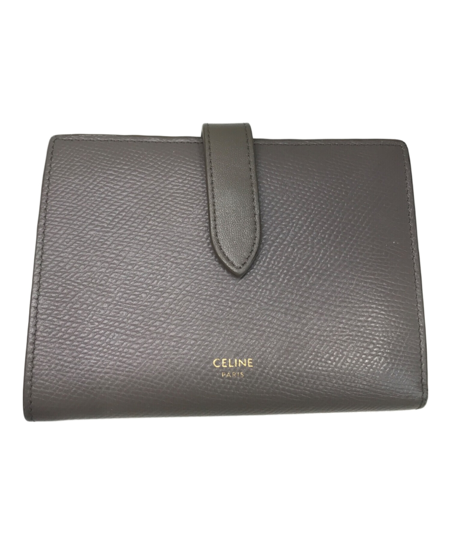 中古・古着通販】CELINE (セリーヌ) ミディアムストラップウォレット グレー｜ブランド・古着通販 トレファク公式【TREFAC  FASHION】スマホサイト