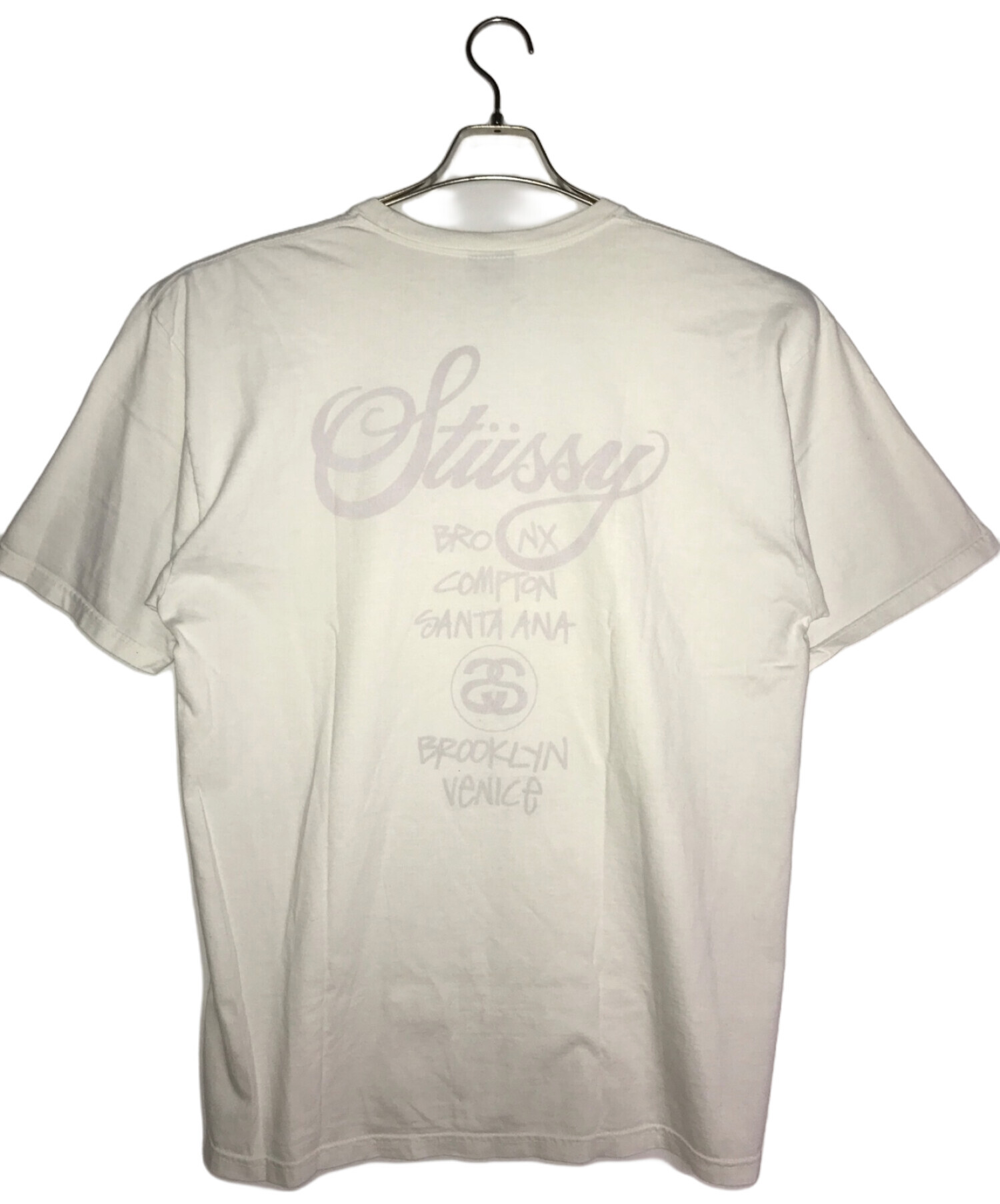 中古・古着通販】stussy (ステューシー) Tシャツ ホワイト サイズ:XL 