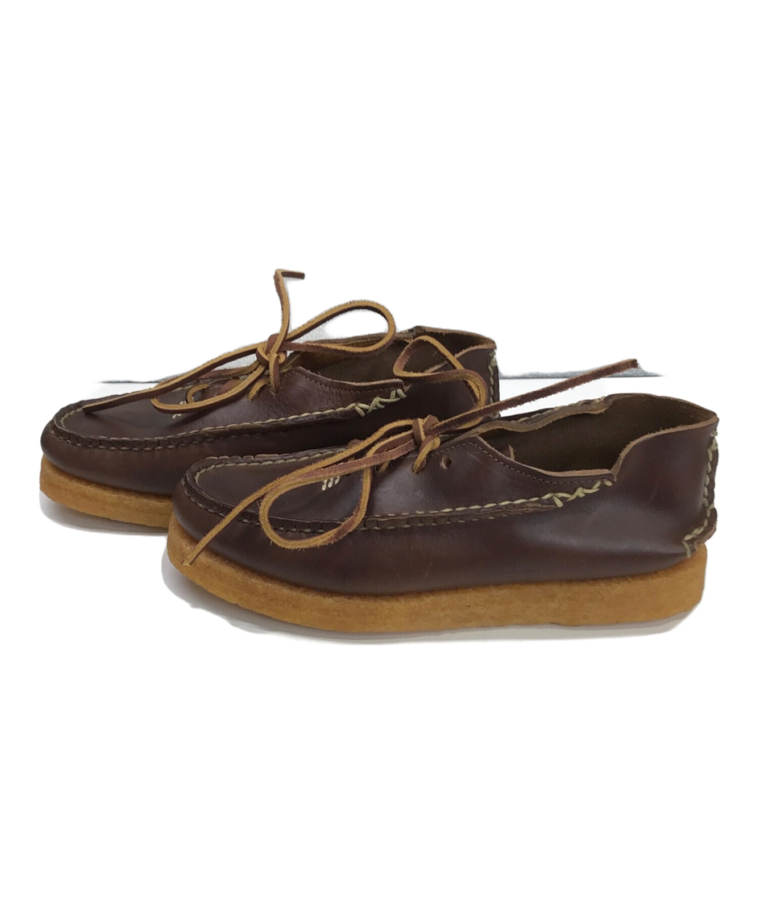 中古・古着通販】YUKETEN (ユケテン) Stream Moccasin Oxford / モカシンシューズ ブラウン  サイズ:W6C｜ブランド・古着通販 トレファク公式【TREFAC FASHION】スマホサイト