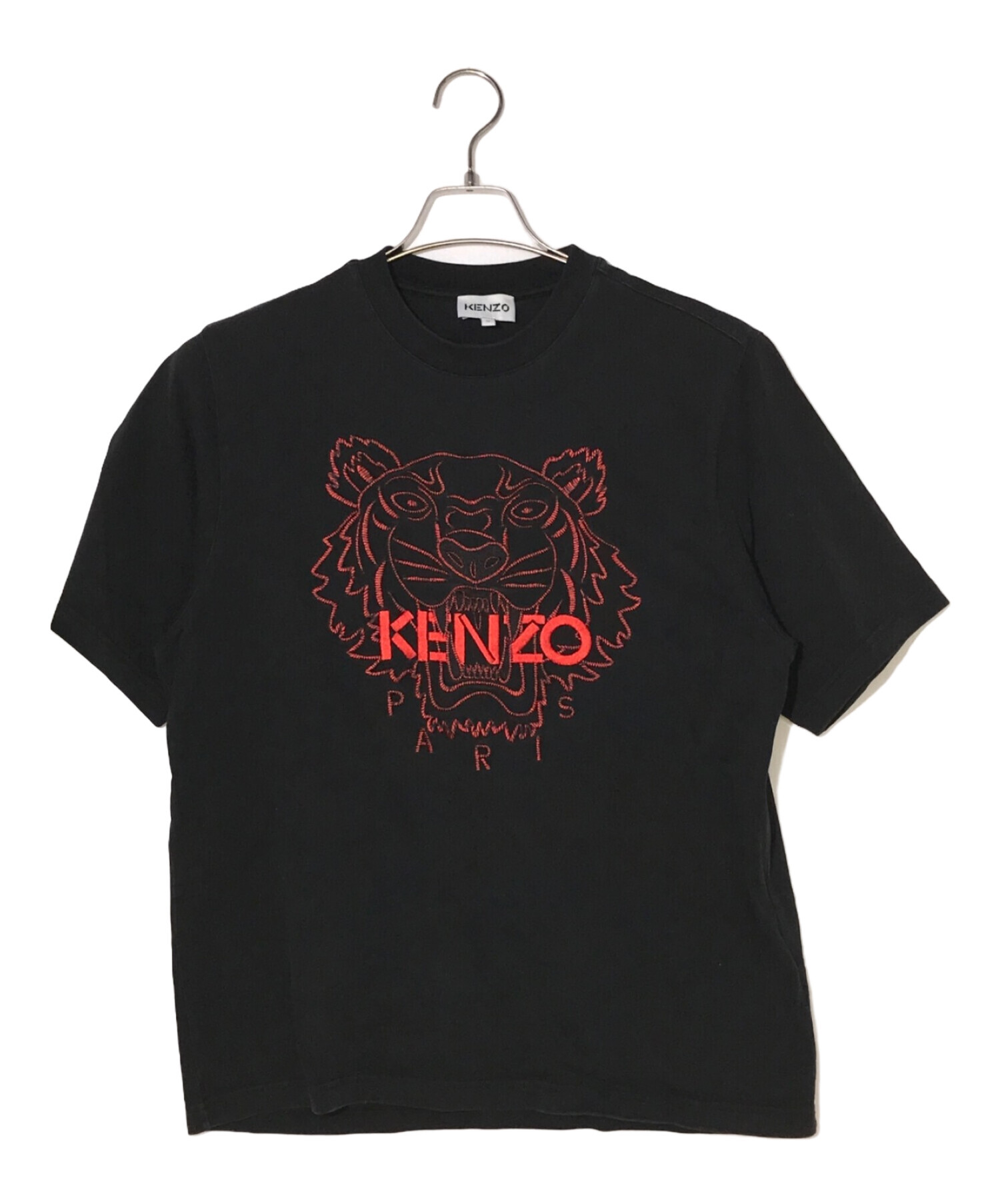 中古・古着通販】KENZO (ケンゾー) タイガー刺繍Tシャツ ブラック サイズ:S｜ブランド・古着通販 トレファク公式【TREFAC  FASHION】スマホサイト