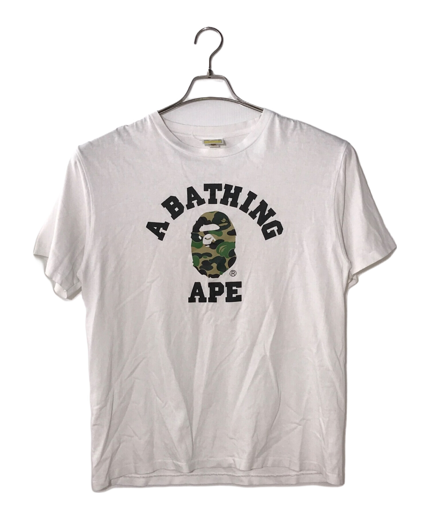 中古・古着通販】A BATHING APE (アベイシングエイプ) Tシャツ ホワイト サイズ:記載なし｜ブランド・古着通販  トレファク公式【TREFAC FASHION】スマホサイト