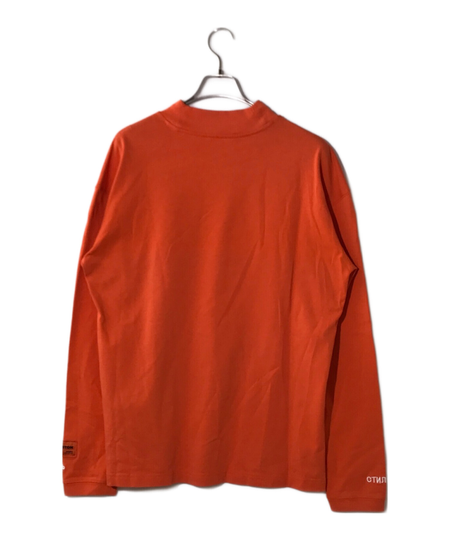 中古・古着通販】HERON PRESTON (ヘロンプレストン) ロングスリーブカットソー オレンジ サイズ:Ｓ｜ブランド・古着通販  トレファク公式【TREFAC FASHION】スマホサイト