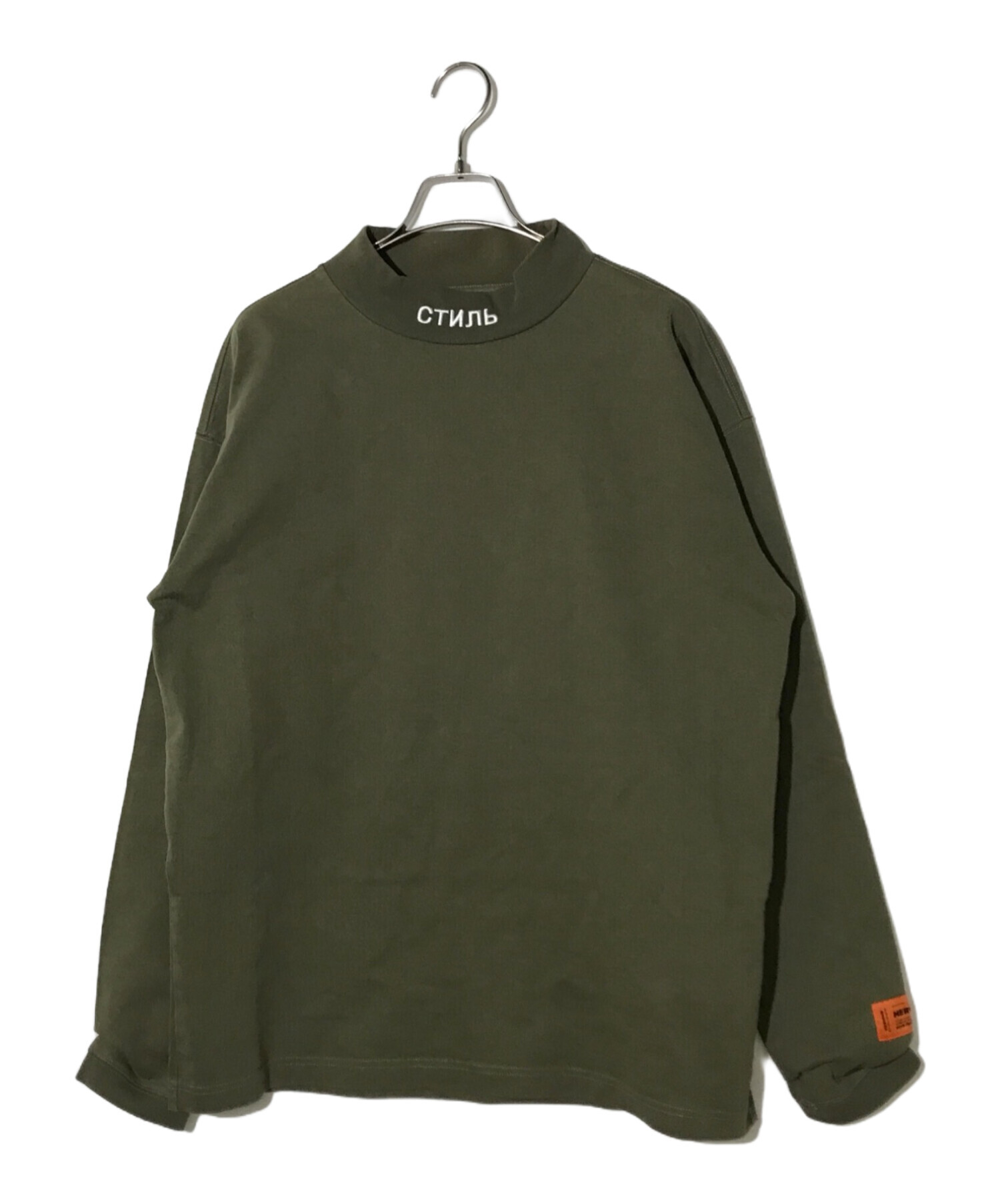 中古・古着通販】HERON PRESTON (ヘロンプレストン) ロングスリーブカットソー グリーン サイズ:Ｓ｜ブランド・古着通販  トレファク公式【TREFAC FASHION】スマホサイト