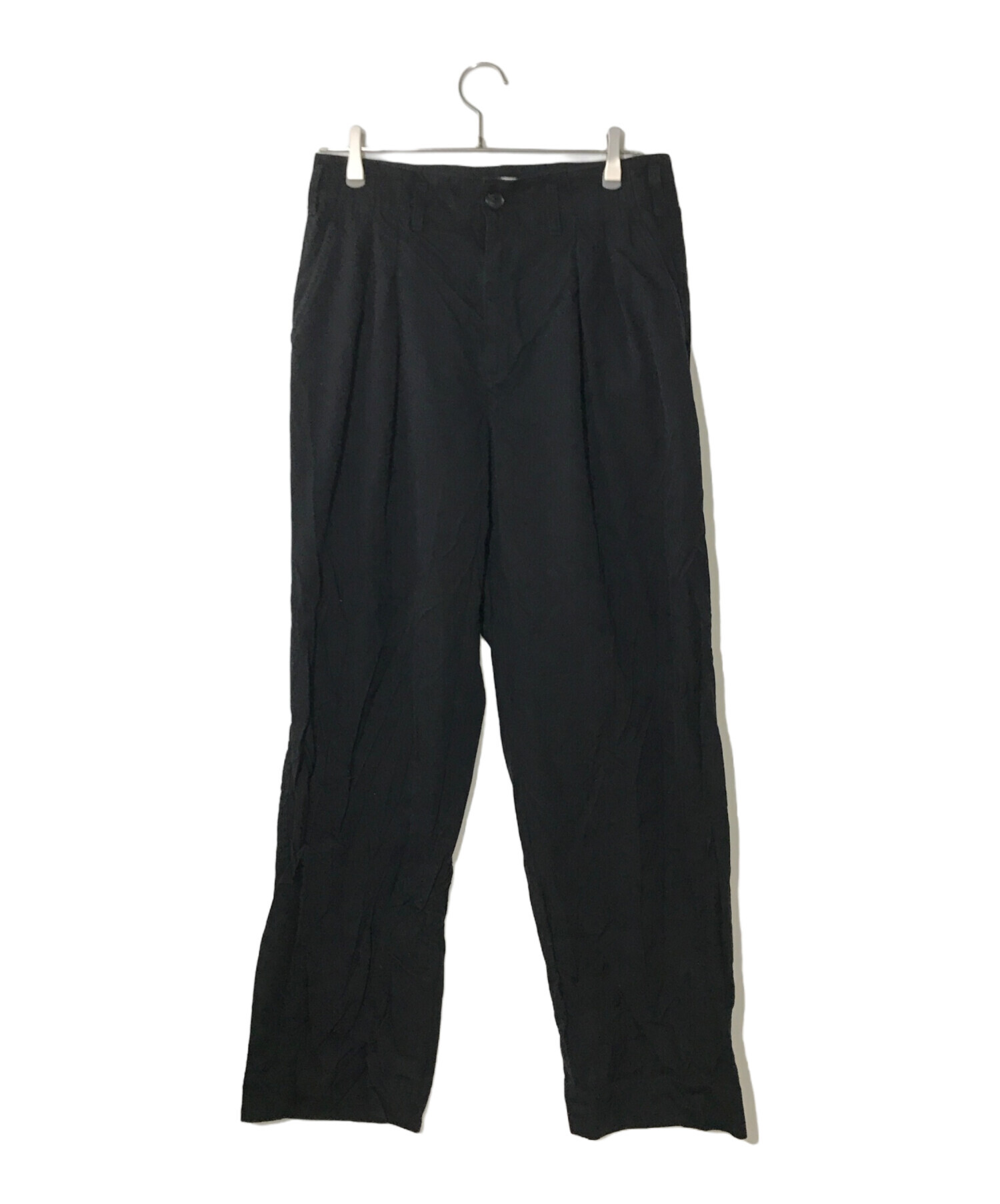 中古・古着通販】AURALEE (オーラリー) SUPER FINE WOOL COTTON TWILL SLACKS ブラック  サイズ:5｜ブランド・古着通販 トレファク公式【TREFAC FASHION】スマホサイト