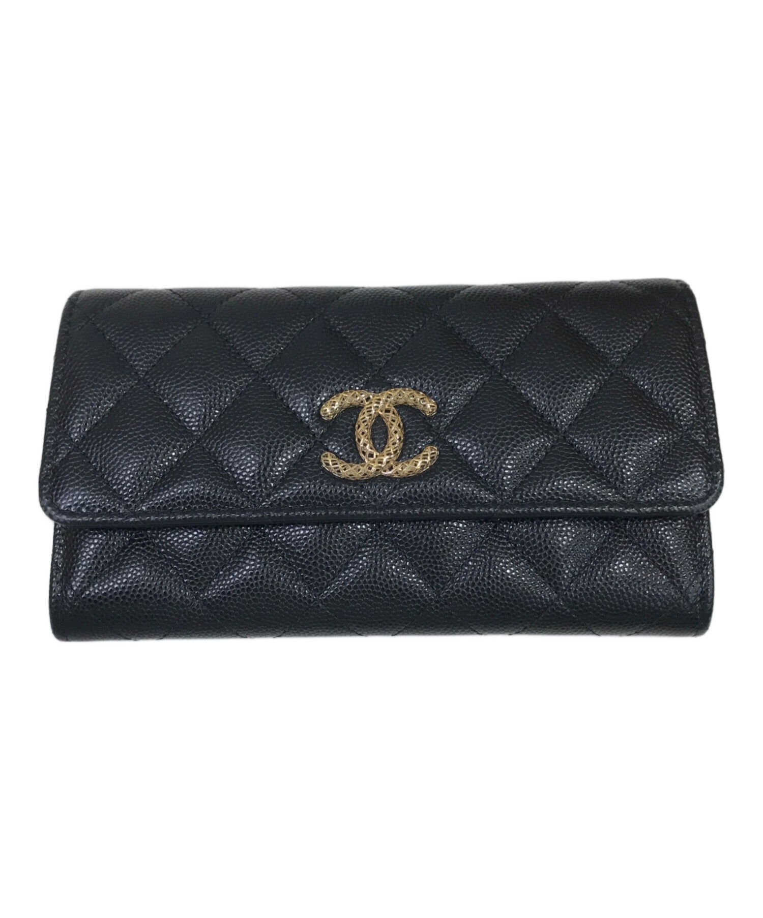 中古・古着通販】CHANEL (シャネル) ココマークスモールジップウォレット ブラック｜ブランド・古着通販 トレファク公式【TREFAC  FASHION】スマホサイト