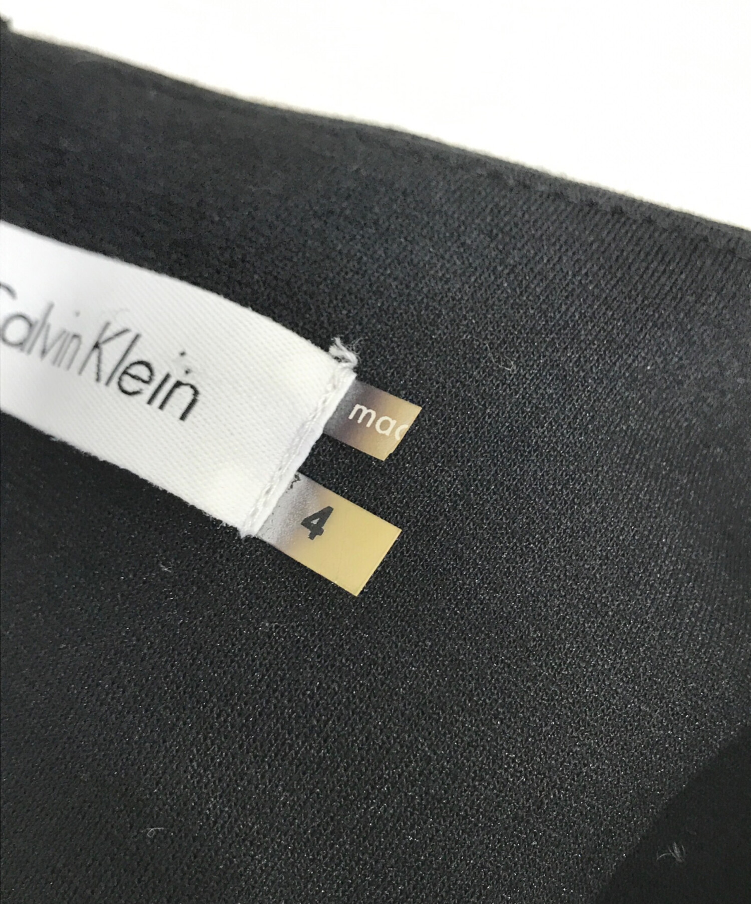 中古・古着通販】Calvin Klein (カルバンクライン) ワンピース ブラック サイズ:4｜ブランド・古着通販 トレファク公式【TREFAC  FASHION】スマホサイト