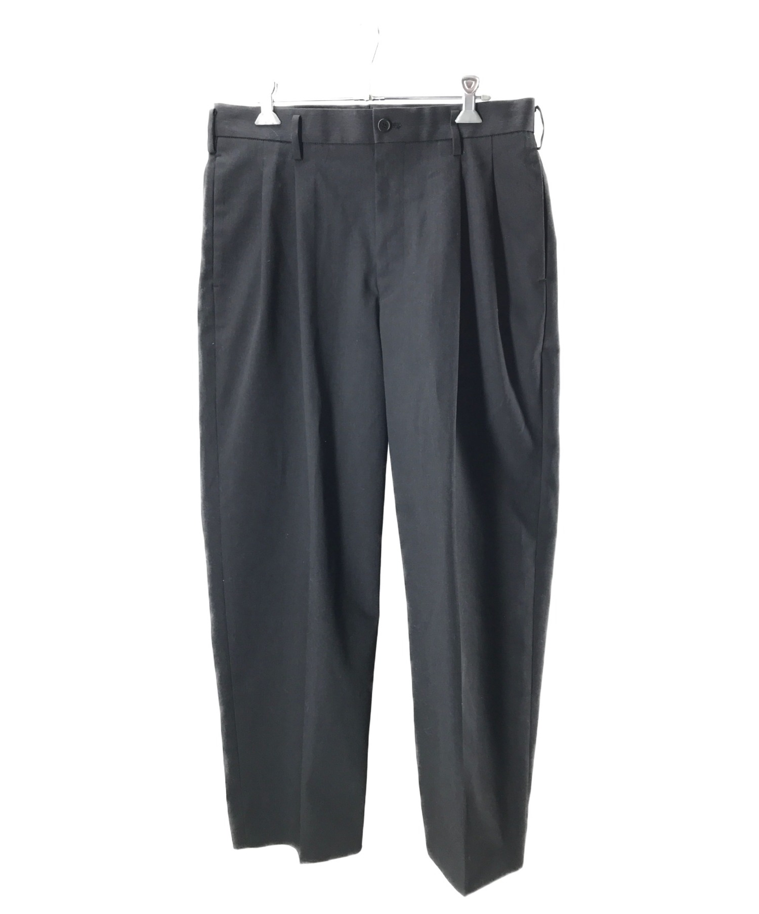 MARKA (マーカ) 2TUCK COCOON FIT PANTS ブラック サイズ:1