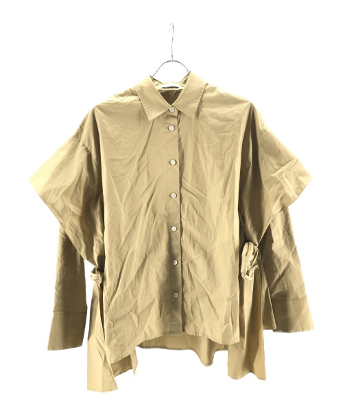 【中古・古着通販】CLANE (クラネ) SIDE RIBBON OVER SHIRT