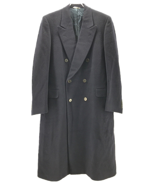 【中古・古着通販】dunhill (ダンヒル) ダブルコート ネイビー サイズ