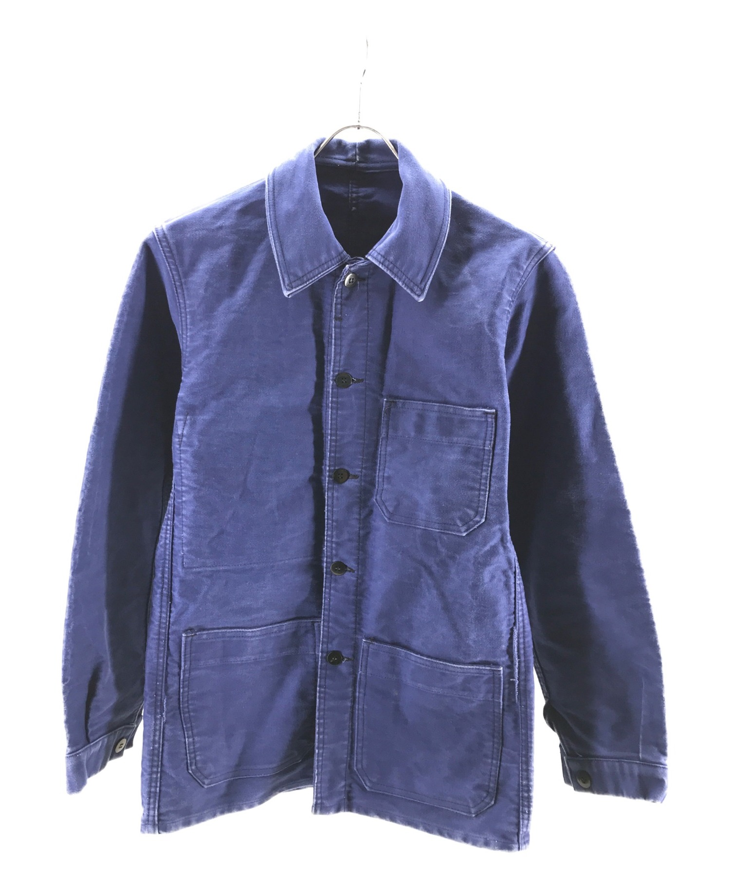 VINTAGE (ヴィンテージ) モールスキンフレンチカバーオール インクブルー サイズ:表記なし French Moleskin Jacket