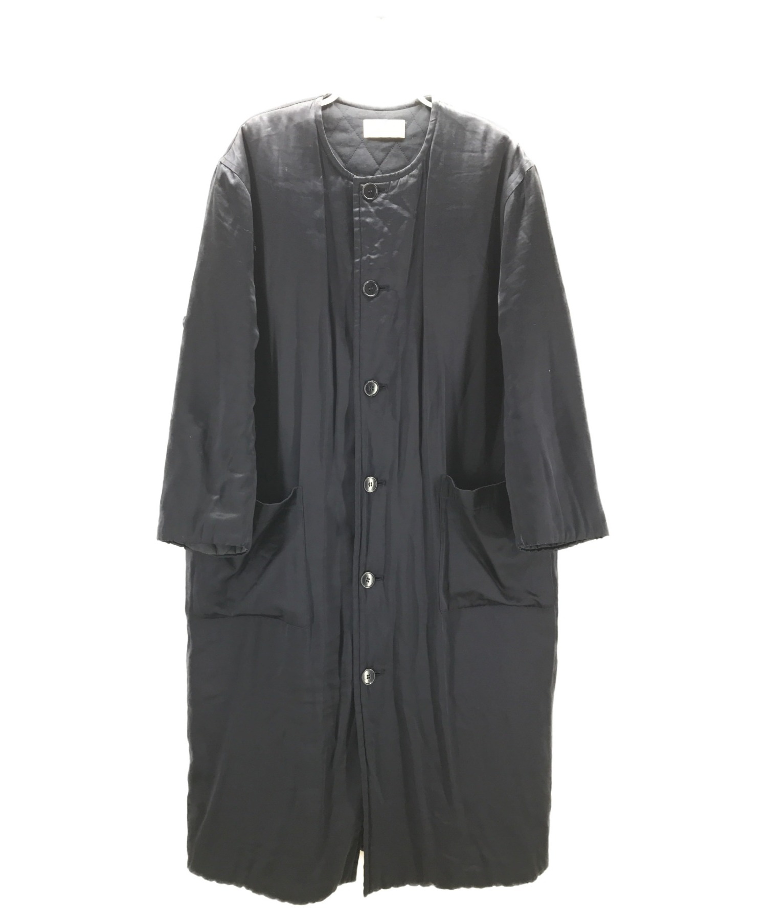 ROBE DE CHAMBRE COMME DES GARC (ローブドシャンブル コムデギャルソン) リバーシブルコート ネイビー サイズ:不明