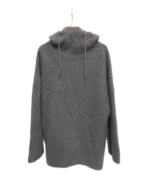 中古・古着通販】ATON (エイトン) FUR CASHMERE ニットパーカー グレー