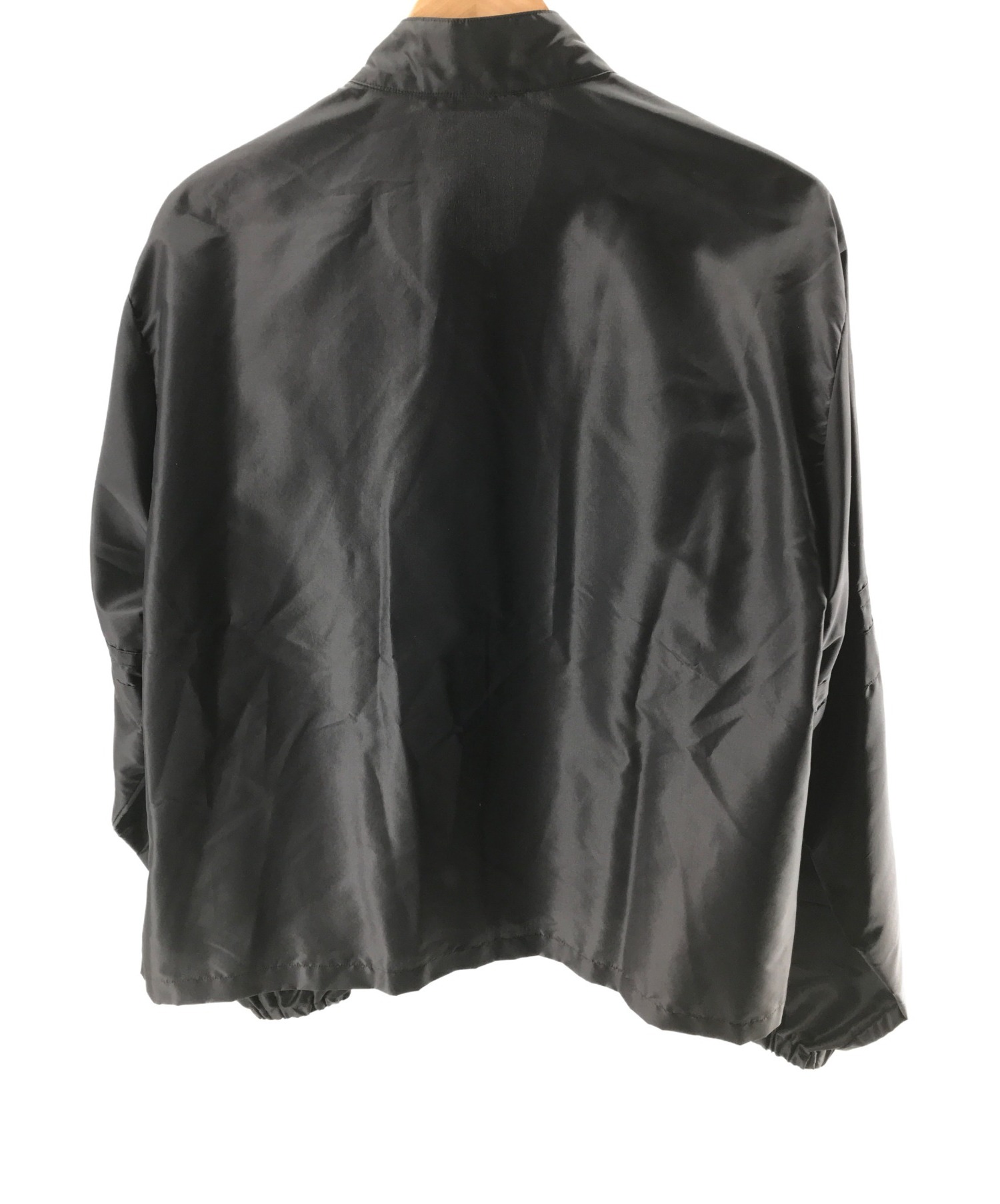 AURALEE (オーラリー) SILK TAFFETA SHORT BLOUSON ブラック サイズ:3