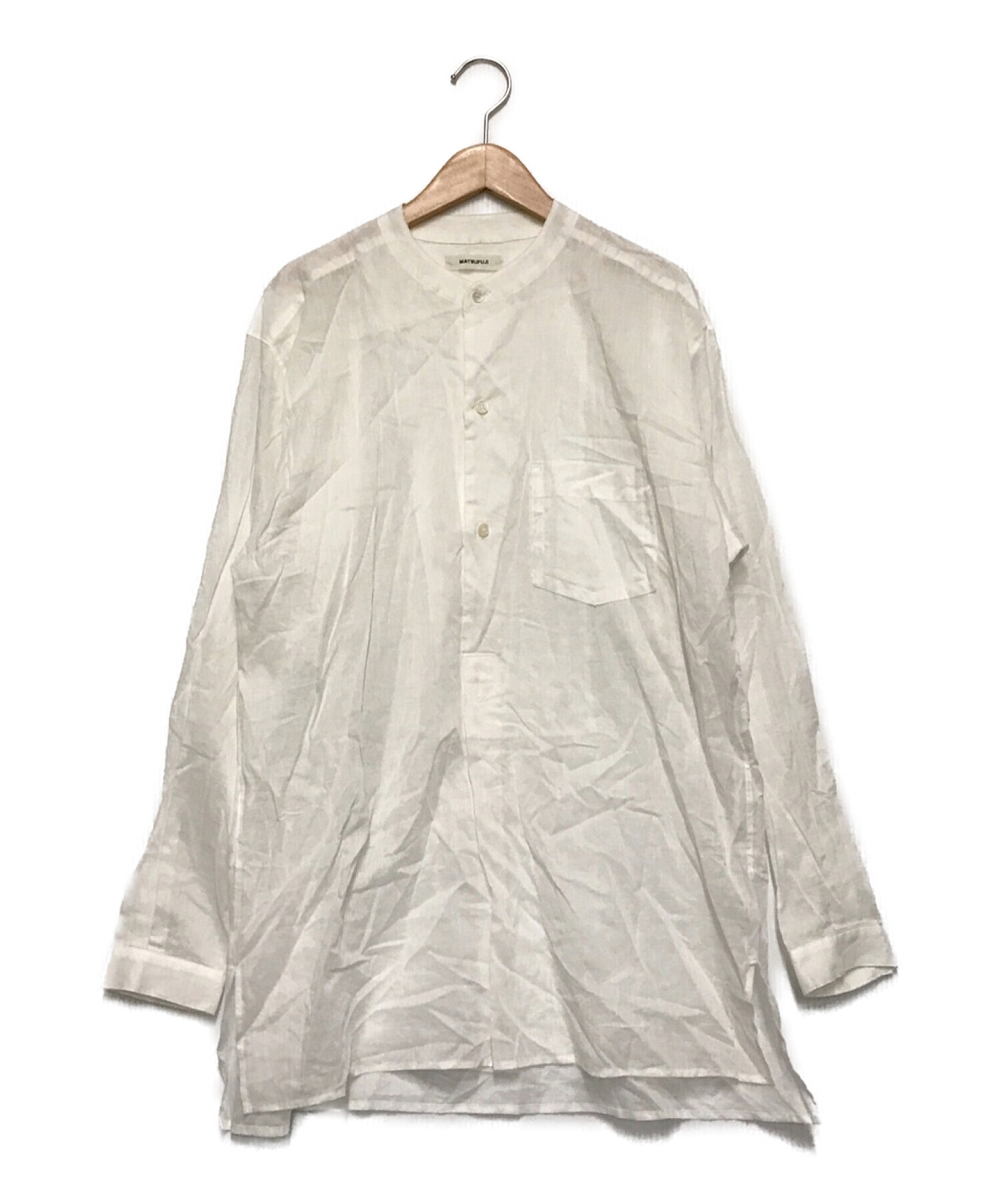 MATSUFUJI (マツフジ) Utility Pullover Shirt ホワイト サイズ:2