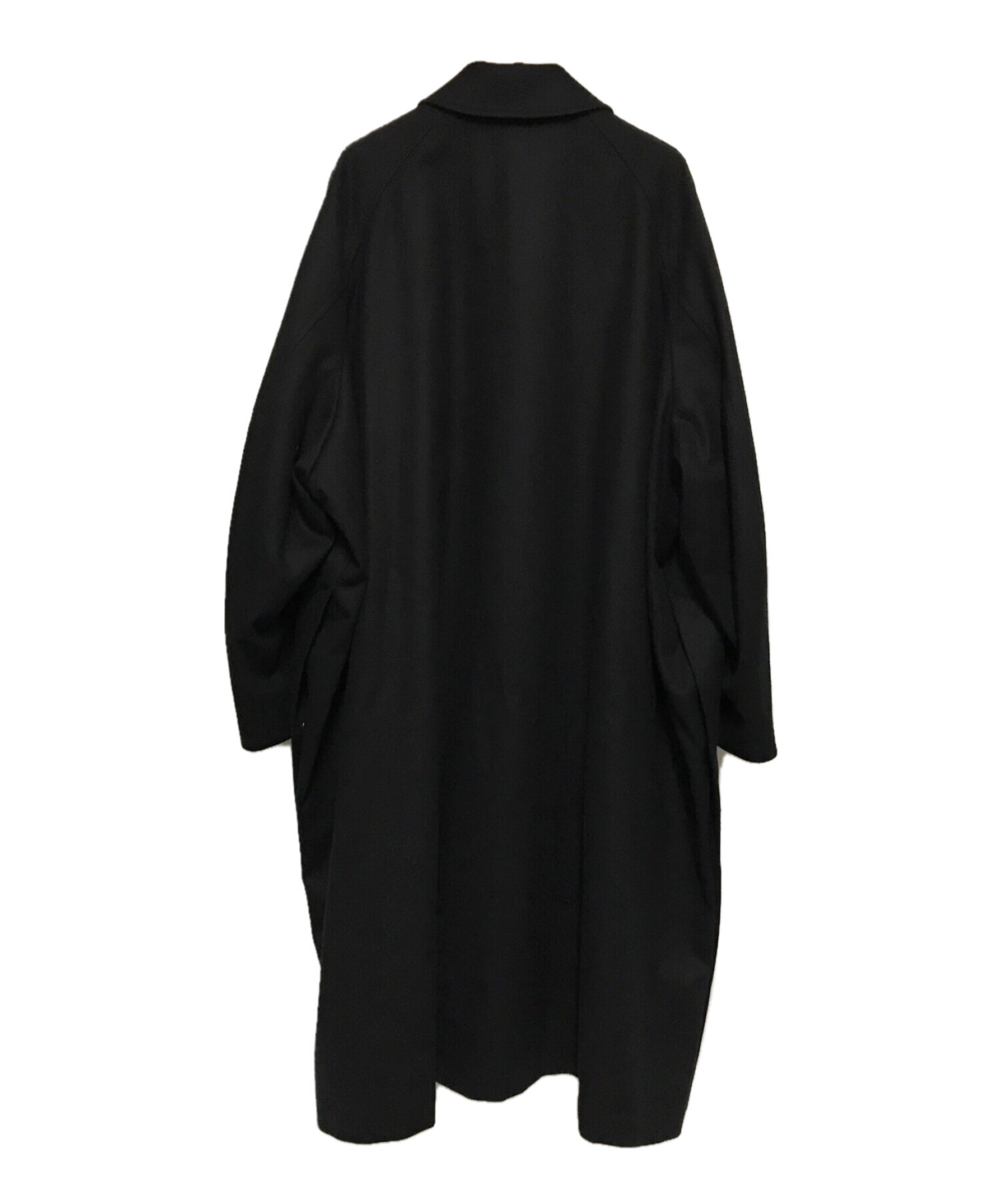 THE CLASIK for LAND OF TOMORROW (ザクラシック ランドオブトゥモロー) BAL COLLAR PONCHO ブラック  サイズ:44