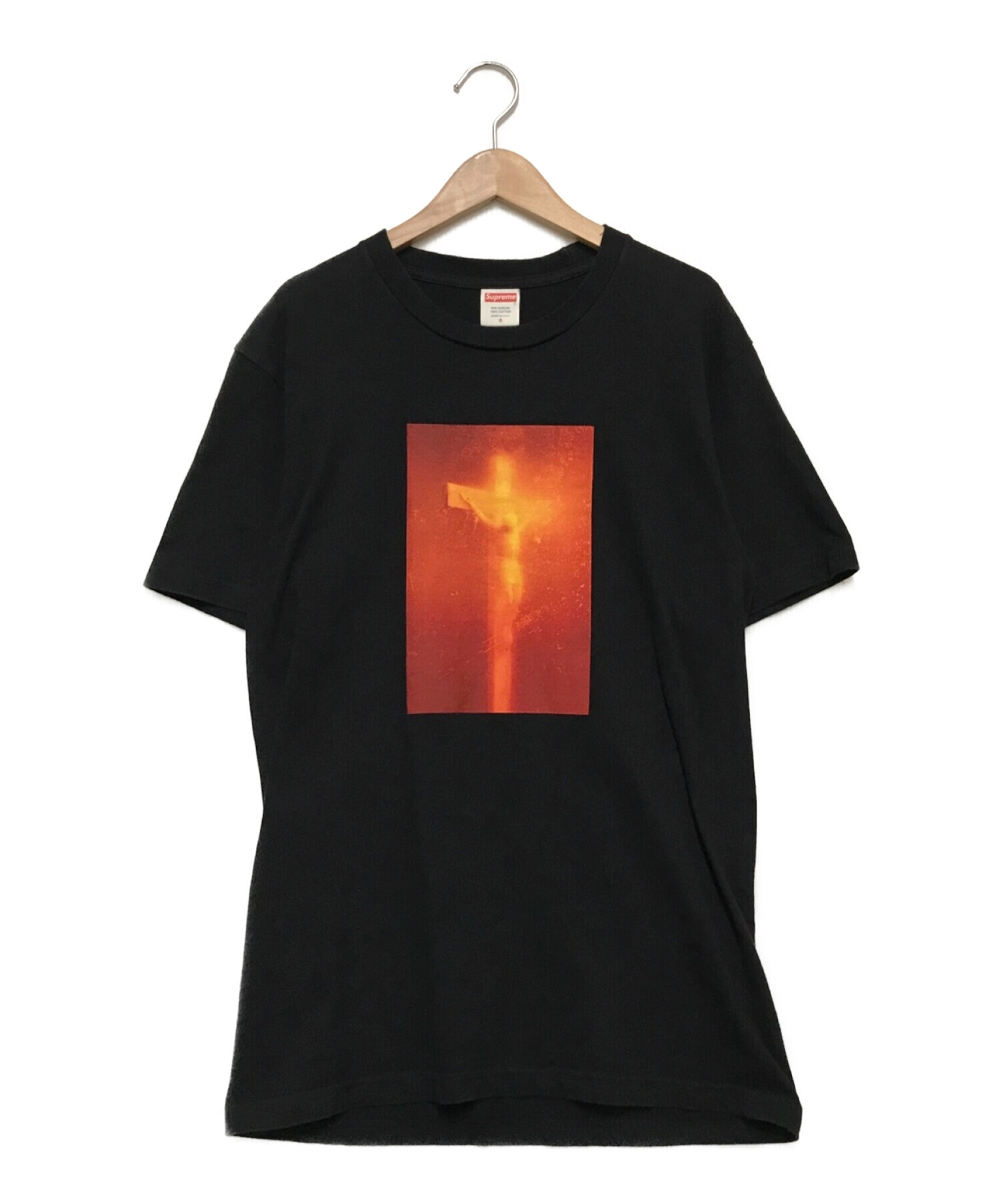 SUPREME (シュプリーム) Piss Christ Tee ブラック サイズ:S