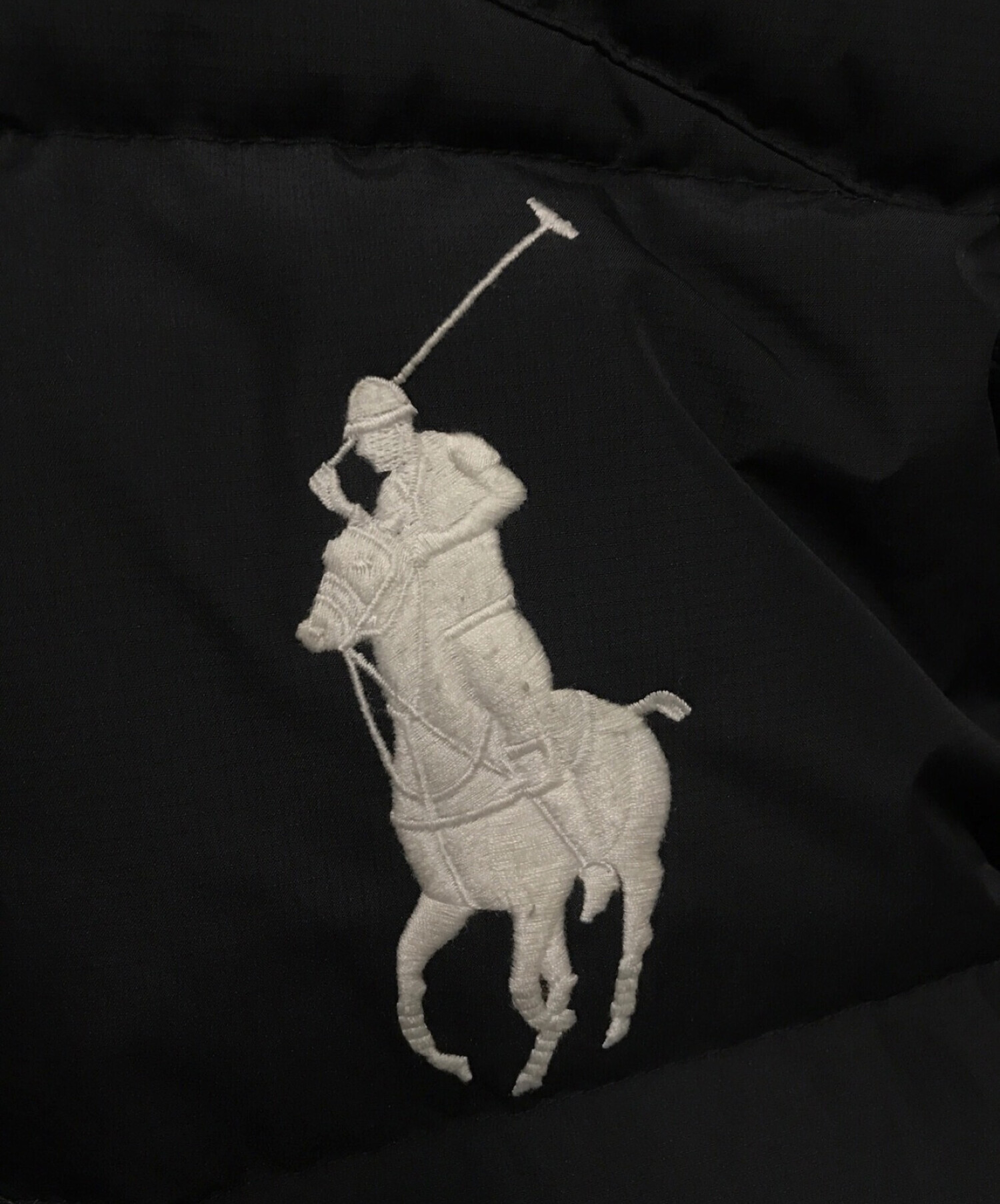 POLO RALPH LAUREN (ポロ・ラルフローレン) ビッグポニーダウンジャケット ブラック サイズ:SP