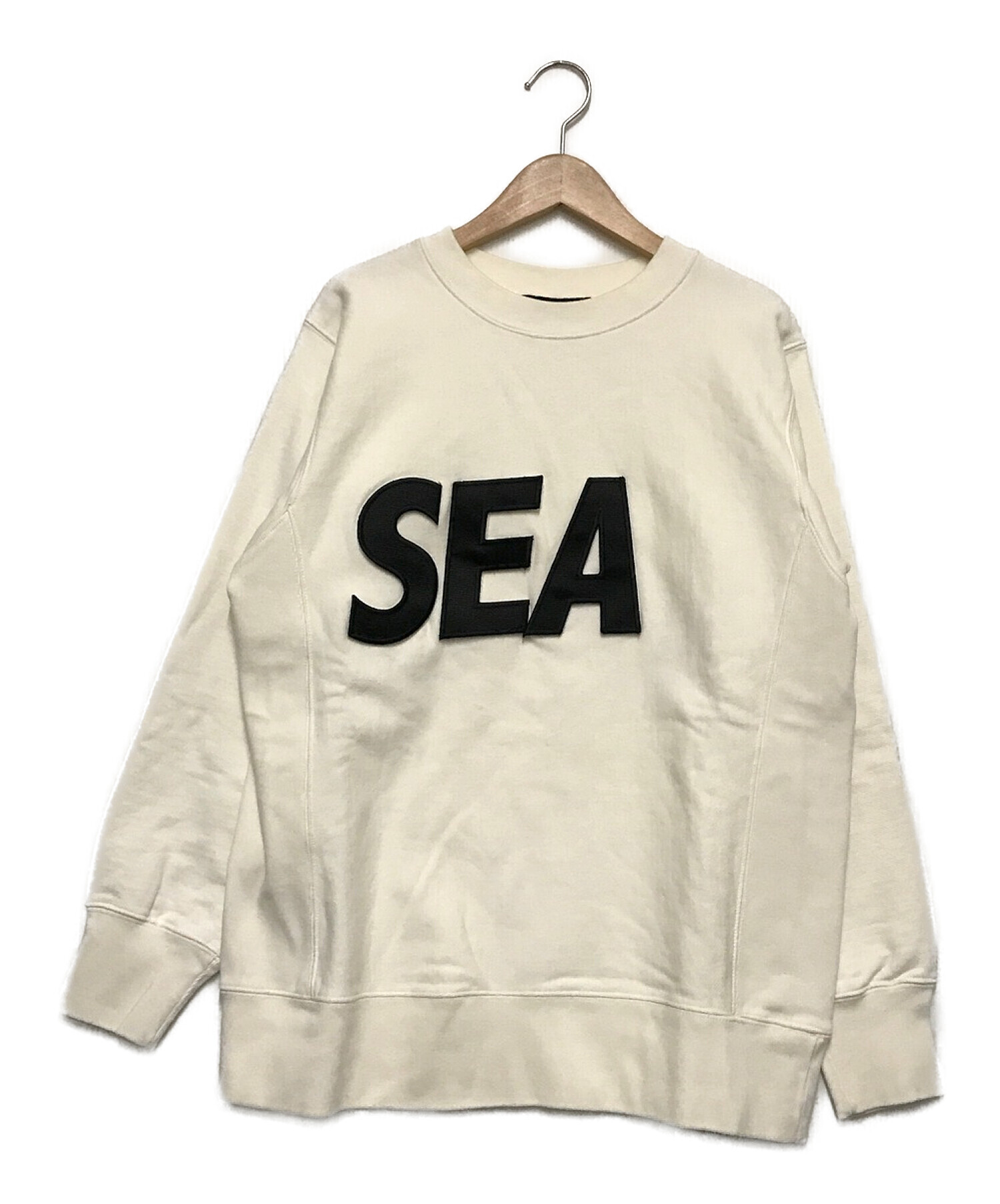 WIND AND SEA (ウィンダンシー) SEA(Removable)SWEAT ホワイト サイズ:L