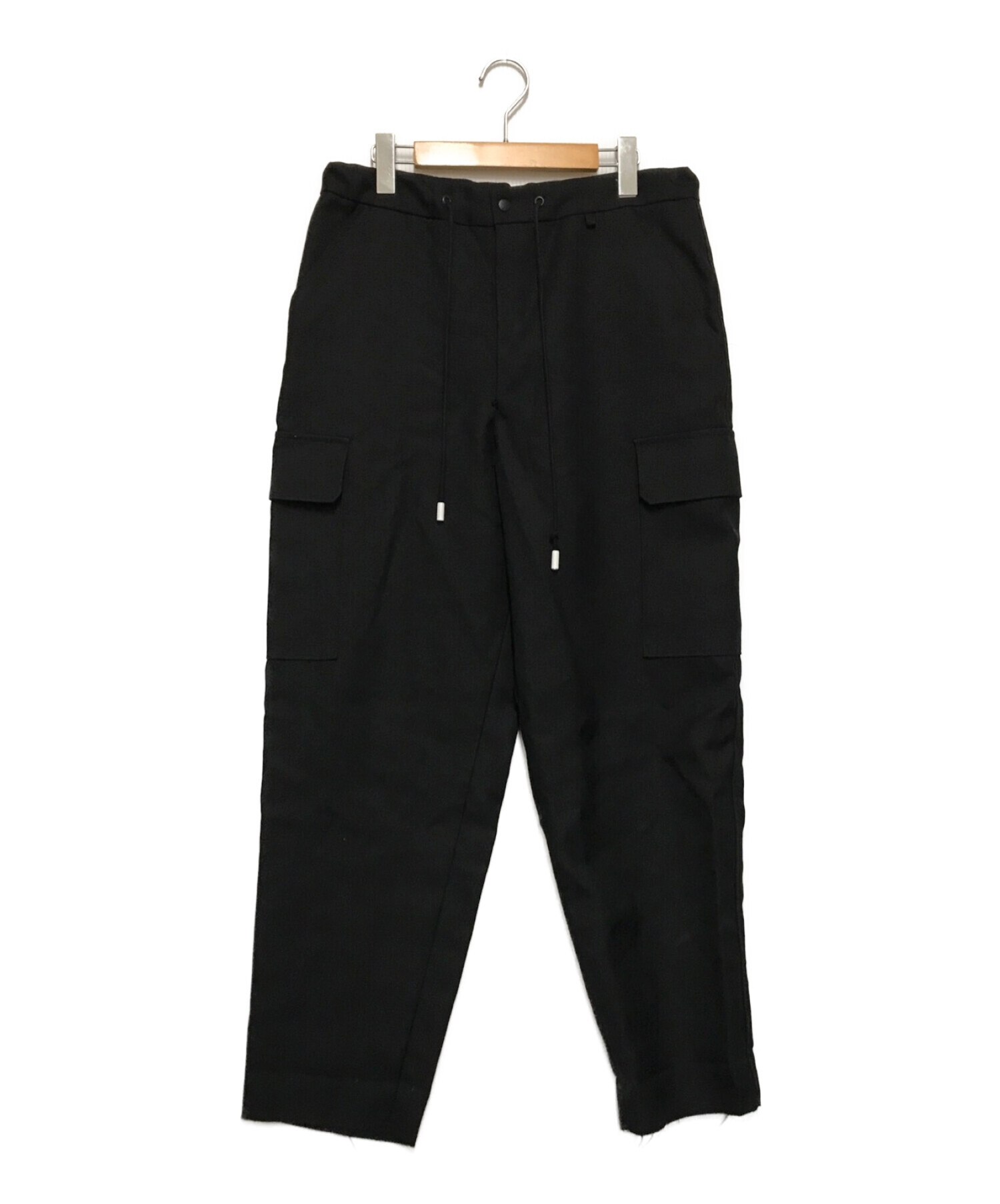 中古・古着通販】THE RERACS (ザ リラクス) WIDE CARGO SLACKS ブラック サイズ:46｜ブランド・古着通販  トレファク公式【TREFAC FASHION】スマホサイト